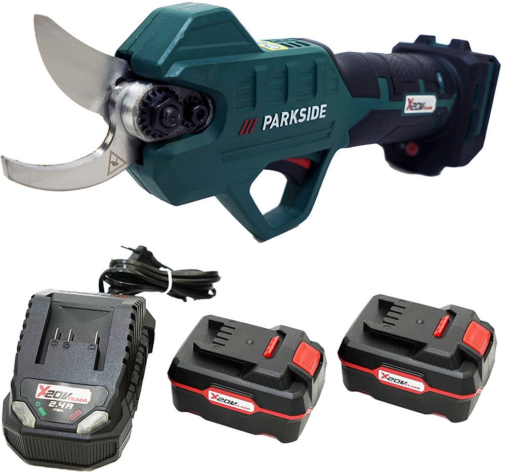 Parkside Akku-Astschere 20V Akku Astssäge PAAS 20 im Transportkoffer Ast Säge Gehölzschneider
