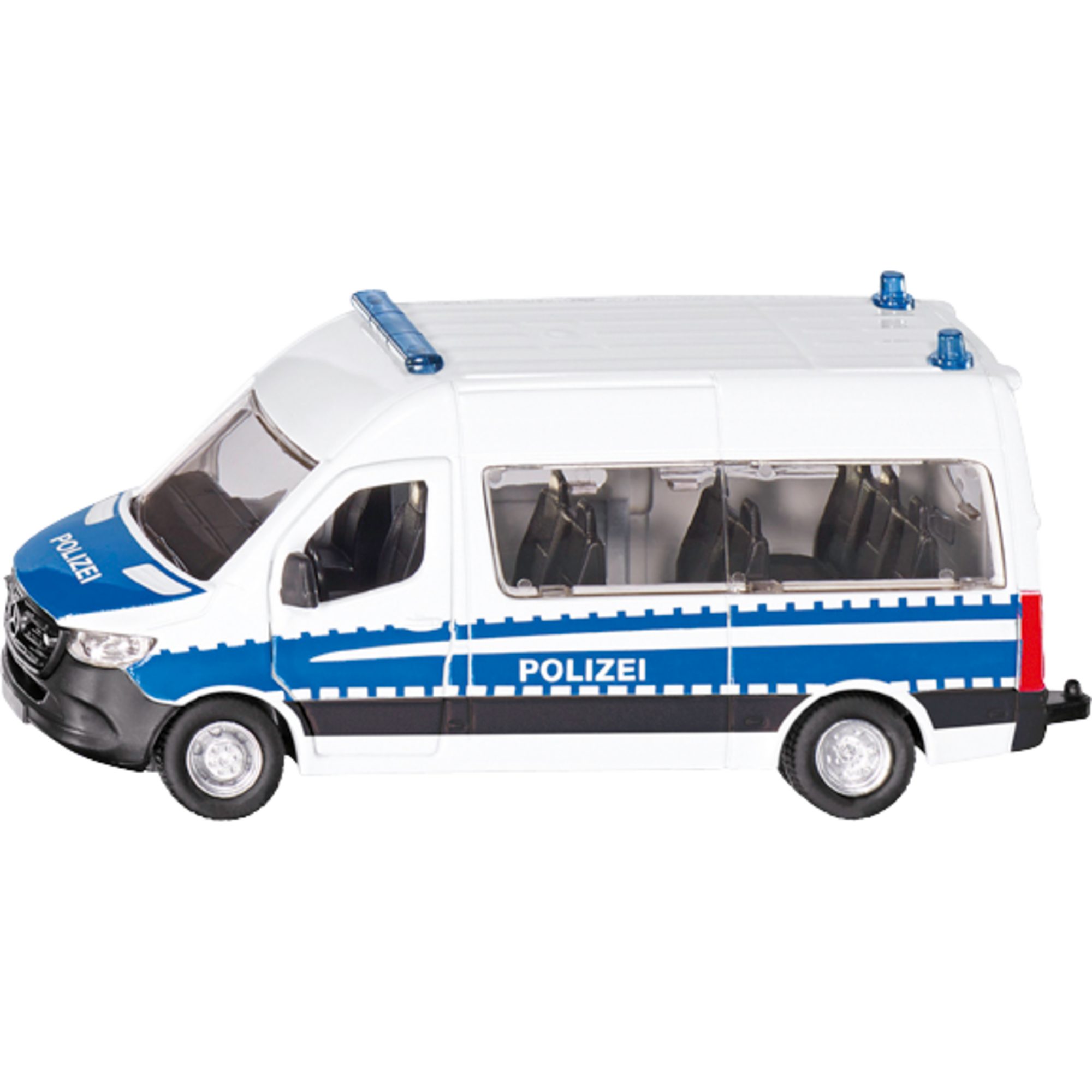 Siku Spielzeug-Baumaschine SIKU SUPER Mercedes-Benz Sprinter Bundespolizei, Modellfahrzeug