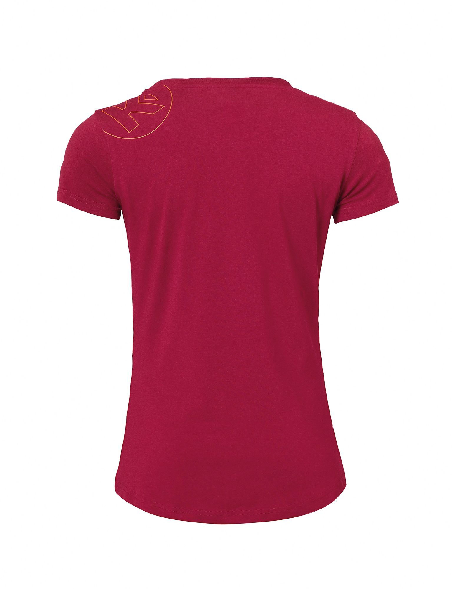Kurzarmshirt Shirt GRAPHIC T-SHIRT GIRLS Kempa deep Kempa elastisch rot