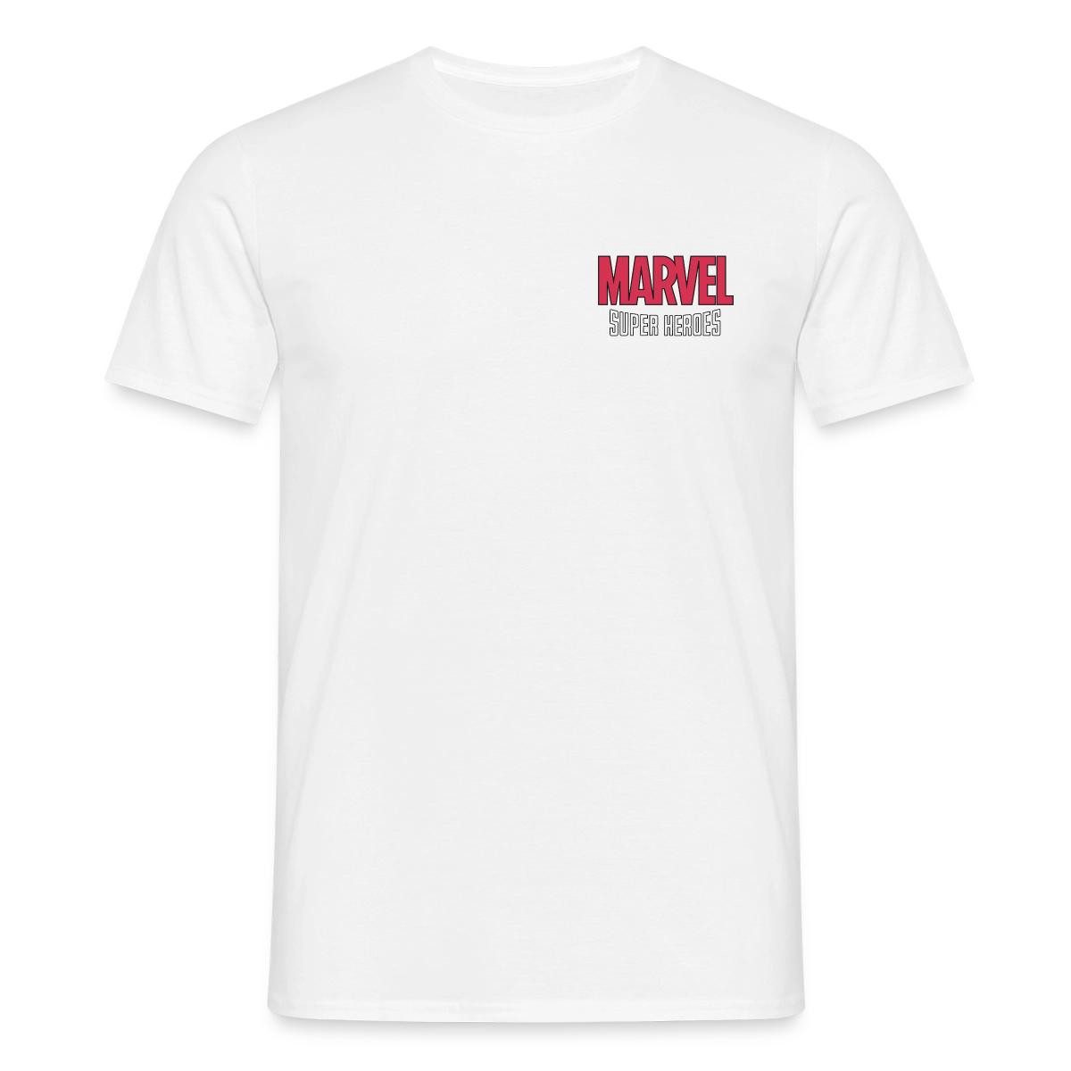 T-Shirt Avengers Marvel Superhelden Chest- Und Backprint Männer T-Shirt