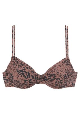 LASCANA Bügel-Bikini-Top Asha, im Animal-Design