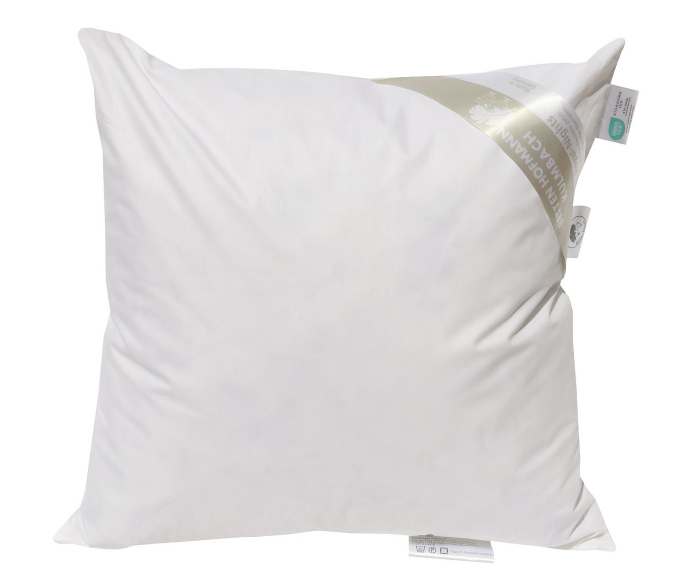 Betten Hofmann Sofakissen Betten Hofmann Kissen 50x50cm Sofakissen Kuschelkissen 350g Dekokissen, (1 St), medium, made in Germany, vielseitig einsetzbar