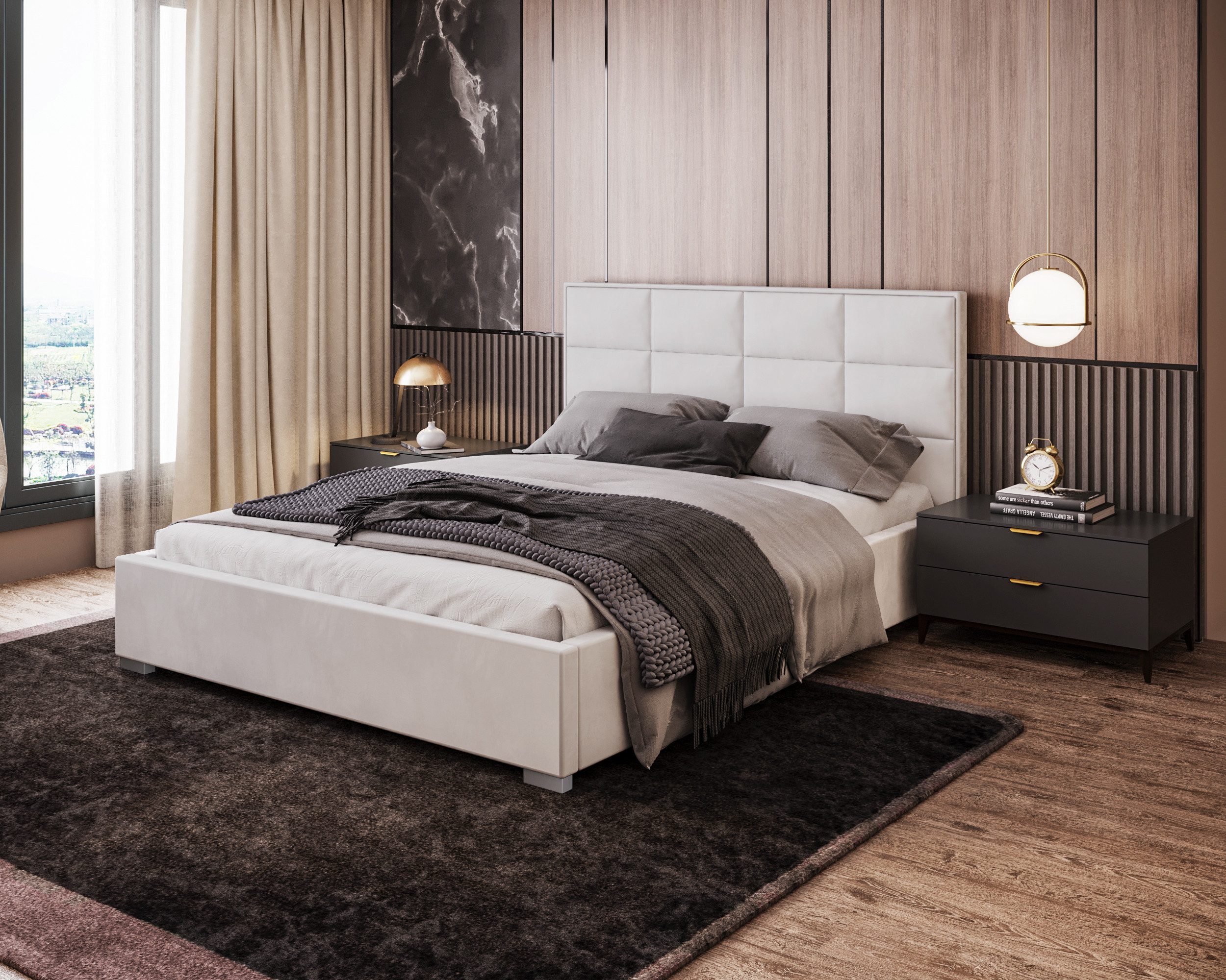 FDM Polsterbett Bettgestell Bettrahmen 120x200, 140x200, günstig online kaufen