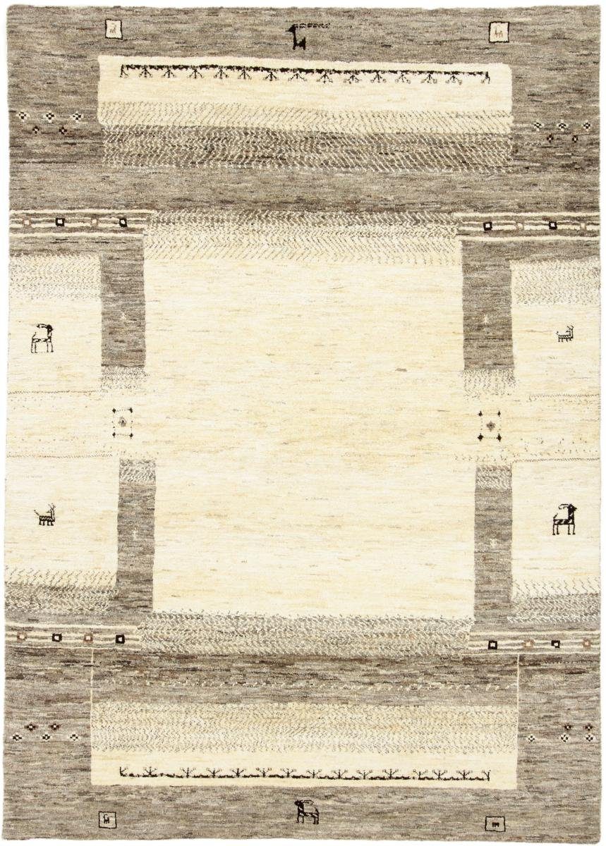 Orientteppich Perser Gabbeh Kashkuli 162x227 Handgeknüpfter Moderner Orientteppich, Nain Trading, rechteckig, Höhe: 15 mm