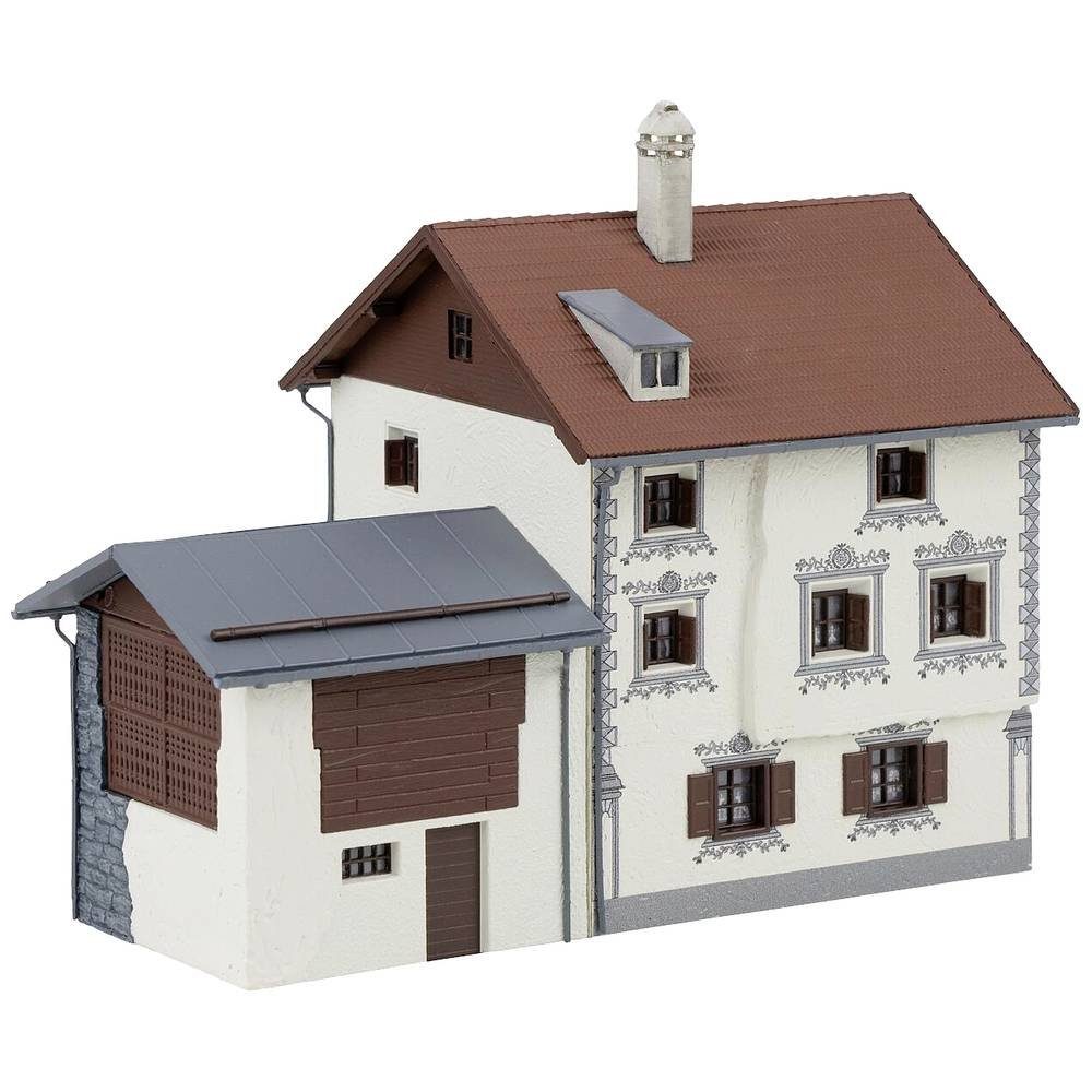 Modelleisenbahn-Gebäude H0 Bündnerhaus Bergün