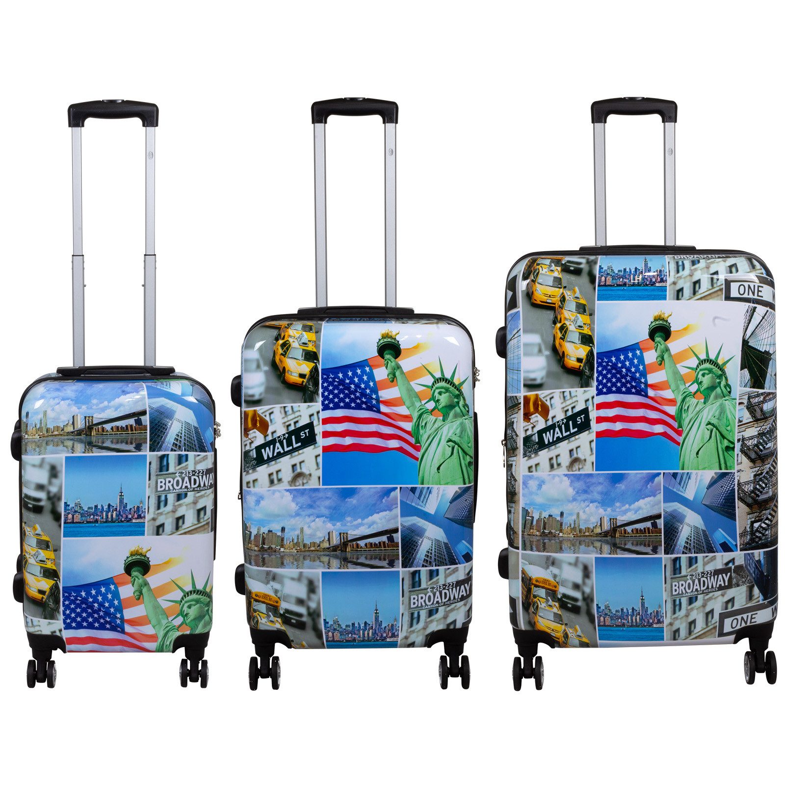 Trendyshop365 Hartschalen-Trolley Liberty, bunter Koffer mit günstig online kaufen