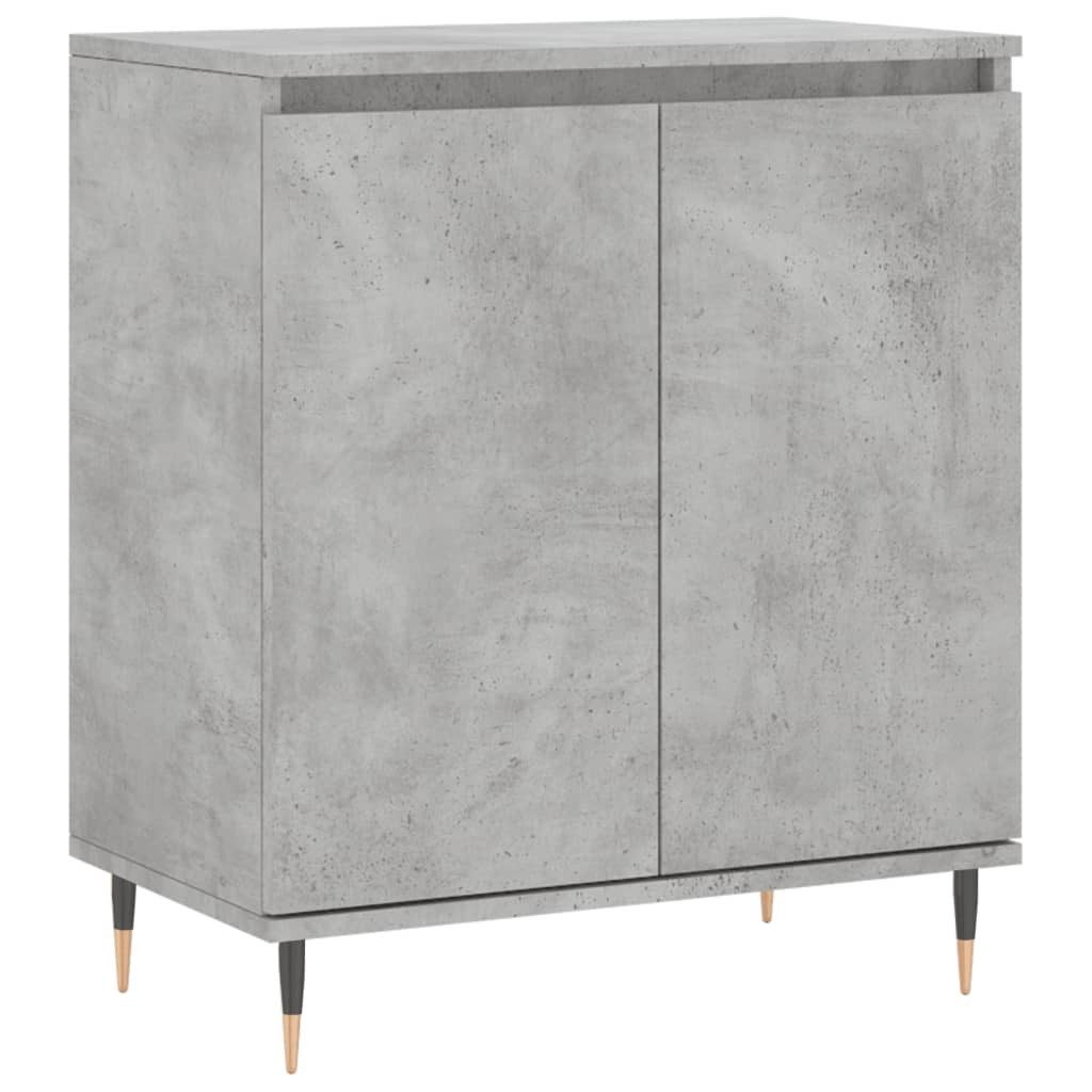 vidaXL Sideboard Sideboard Betongrau 60x35x70 cm Holzwerkstoff (1 St)