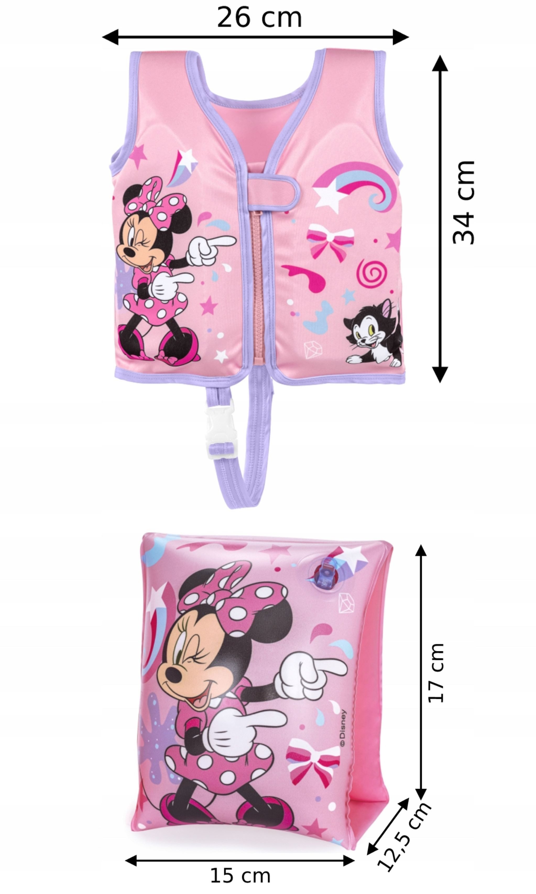 Bestway Schwimmweste Bestway Minnie Maus Schwimmweste & Schwimmflügel Set 2-in-1