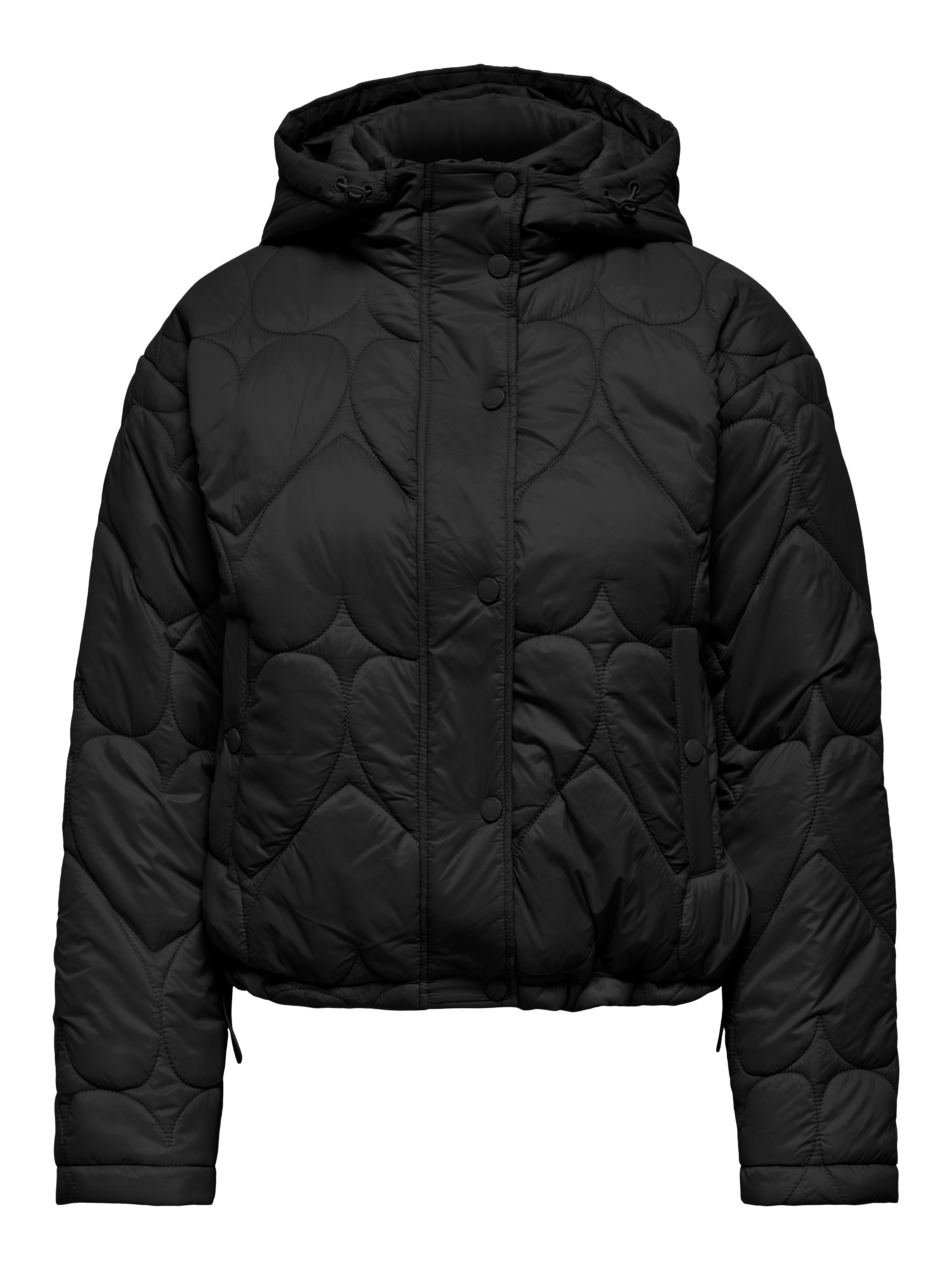ONLY Steppjacke ONLTAHIA LW HEART HOOD JACKET CC OTW Kunstfaser