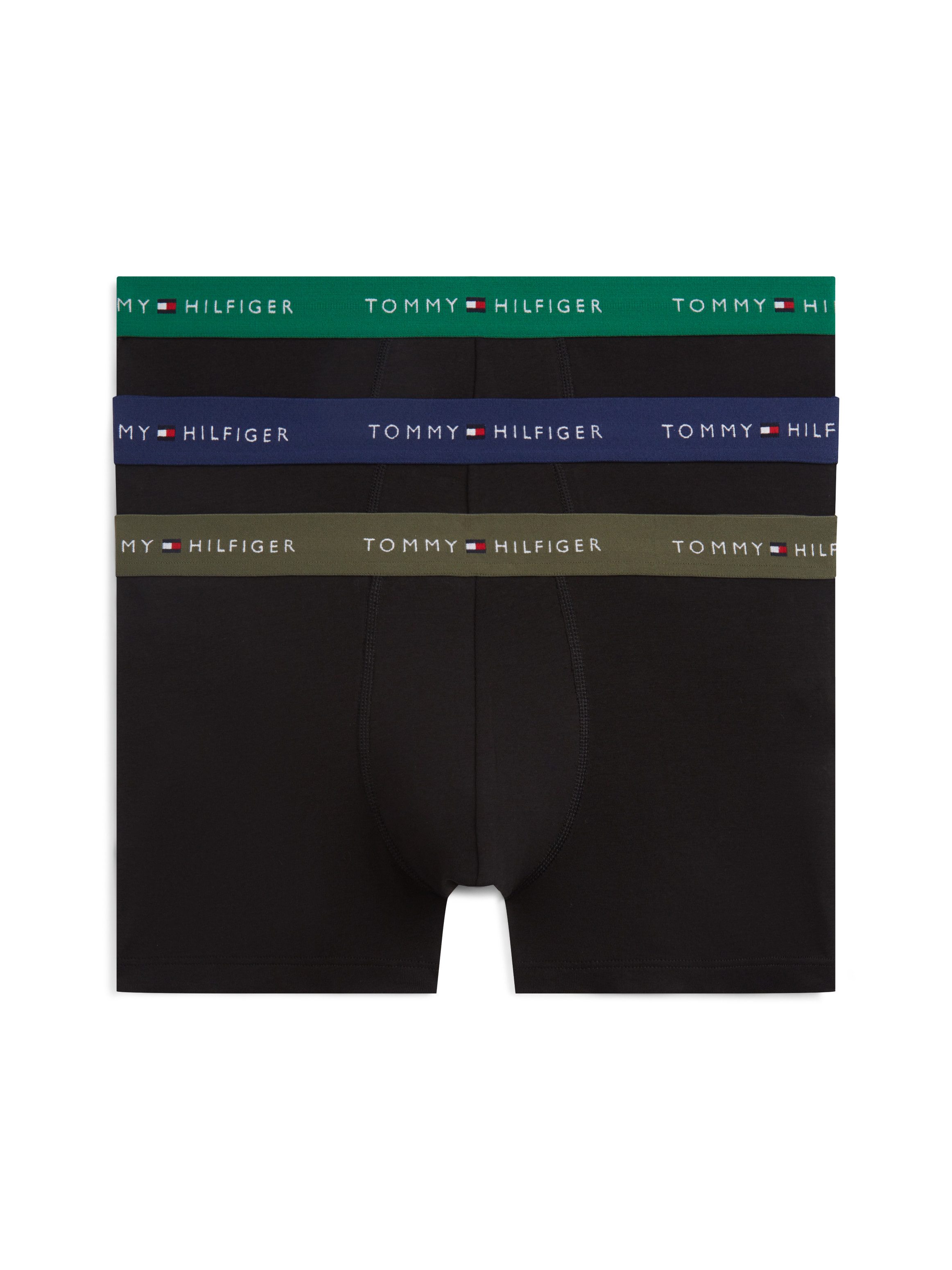 Tommy Hilfiger Underwear Trunk (3-St) Körpernahe Passform mit elastischem Bund