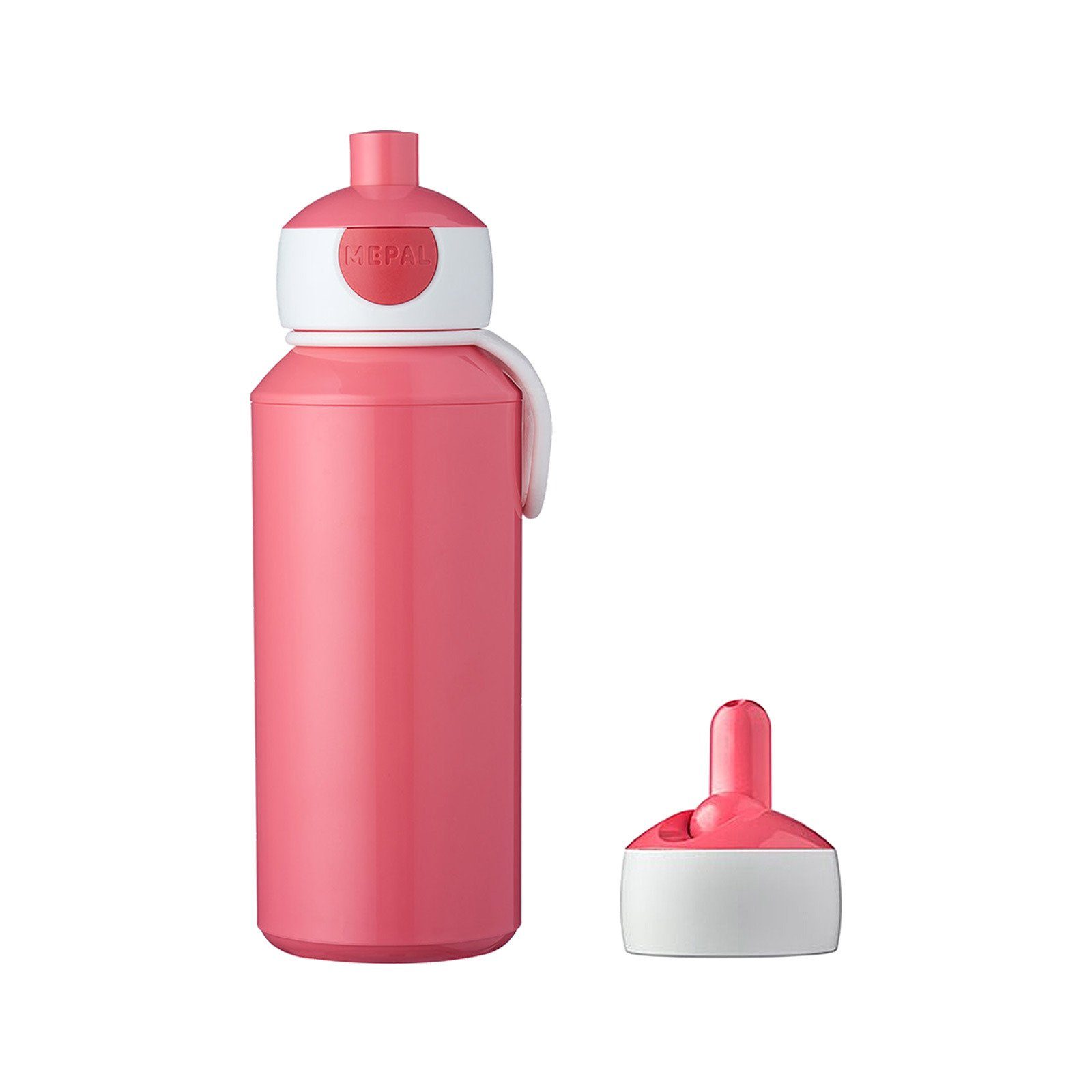 Mepal Flip-Up Campus pink Trinkflasche Pop-Up + Trinkflasche Ersatzdeckel