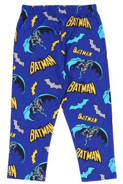 Sarcia.eu Pyjama 2 x blau-grauer Pyjama Batman DC COMICS 6-7 Jahre