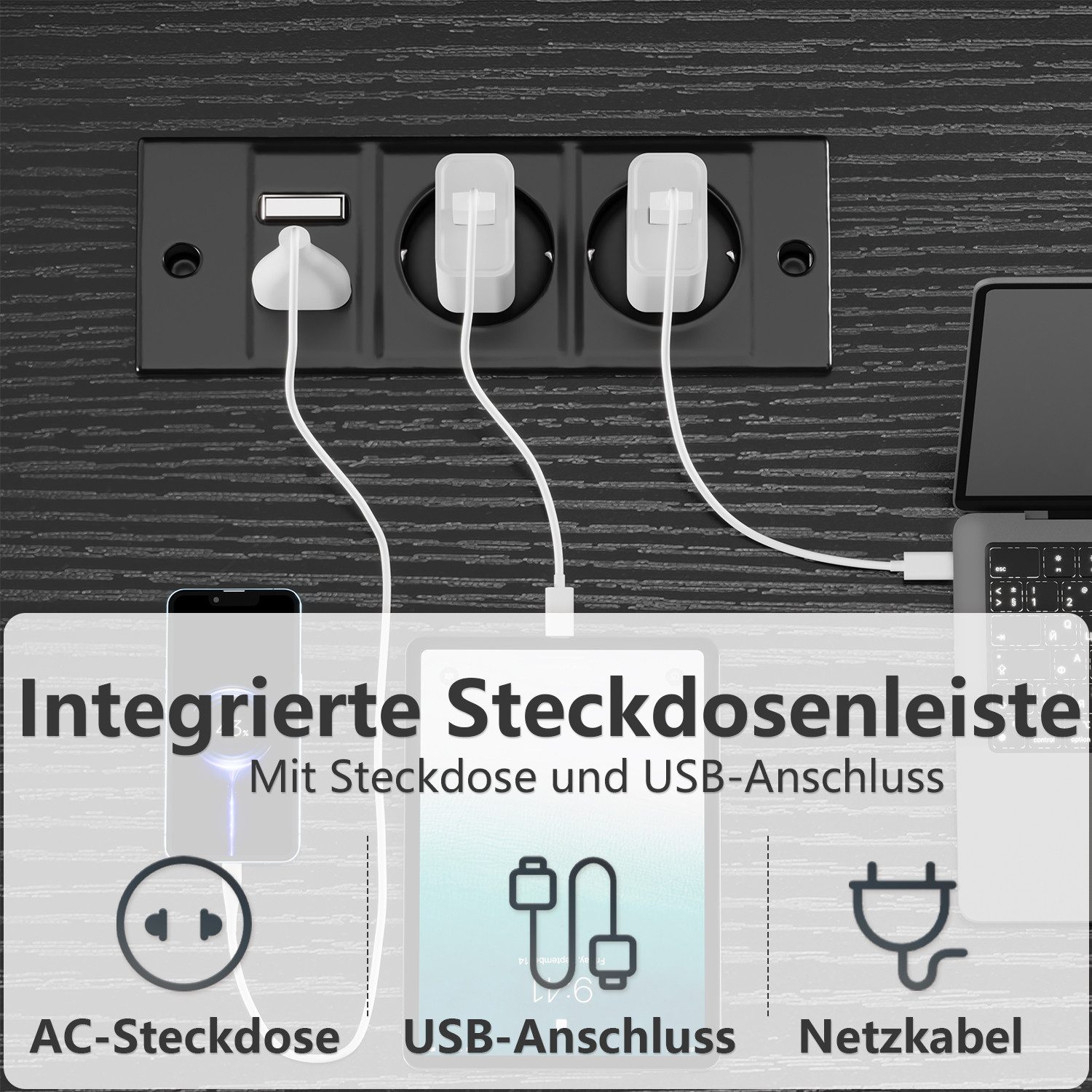 GUNJI Eckschreibtisch 160 * 115cm Schreibtisch günstig online kaufen