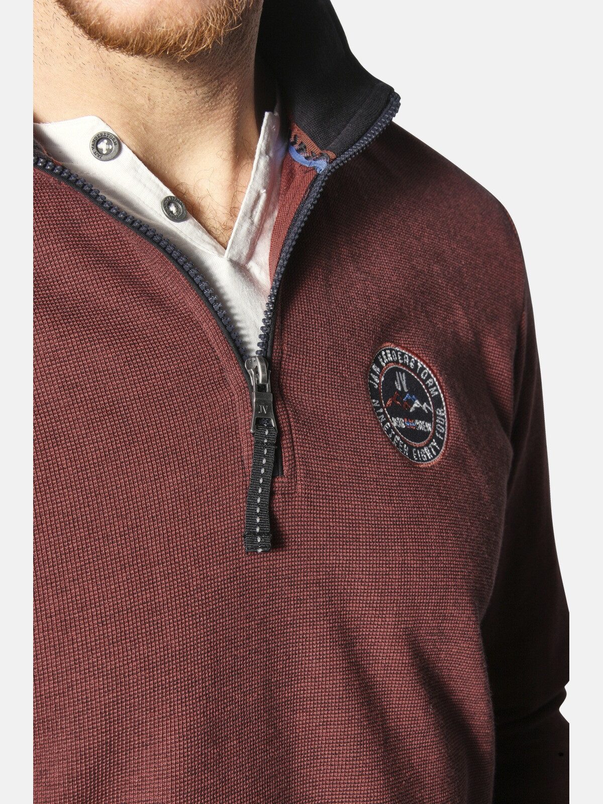 Jan Vanderstorm Sweatshirt MARKWARD mit Reißverschluss – Bild 5 von 5