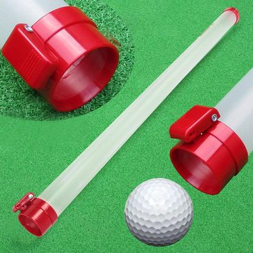 KIKAKO Ballsammelröhre Golfball-Aufnahmerohr,21-Bälle-Aufnahmerohr für Golfübungshilfe