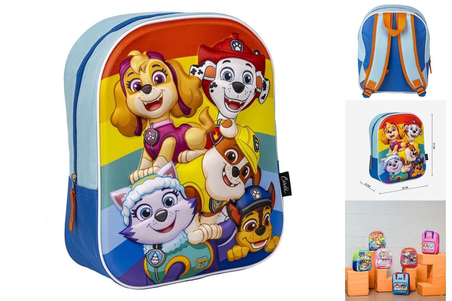 PAW PATROL Rucksack Kinder-Rucksack The Paw Patrol Blau 25 x 31 x 10 cm