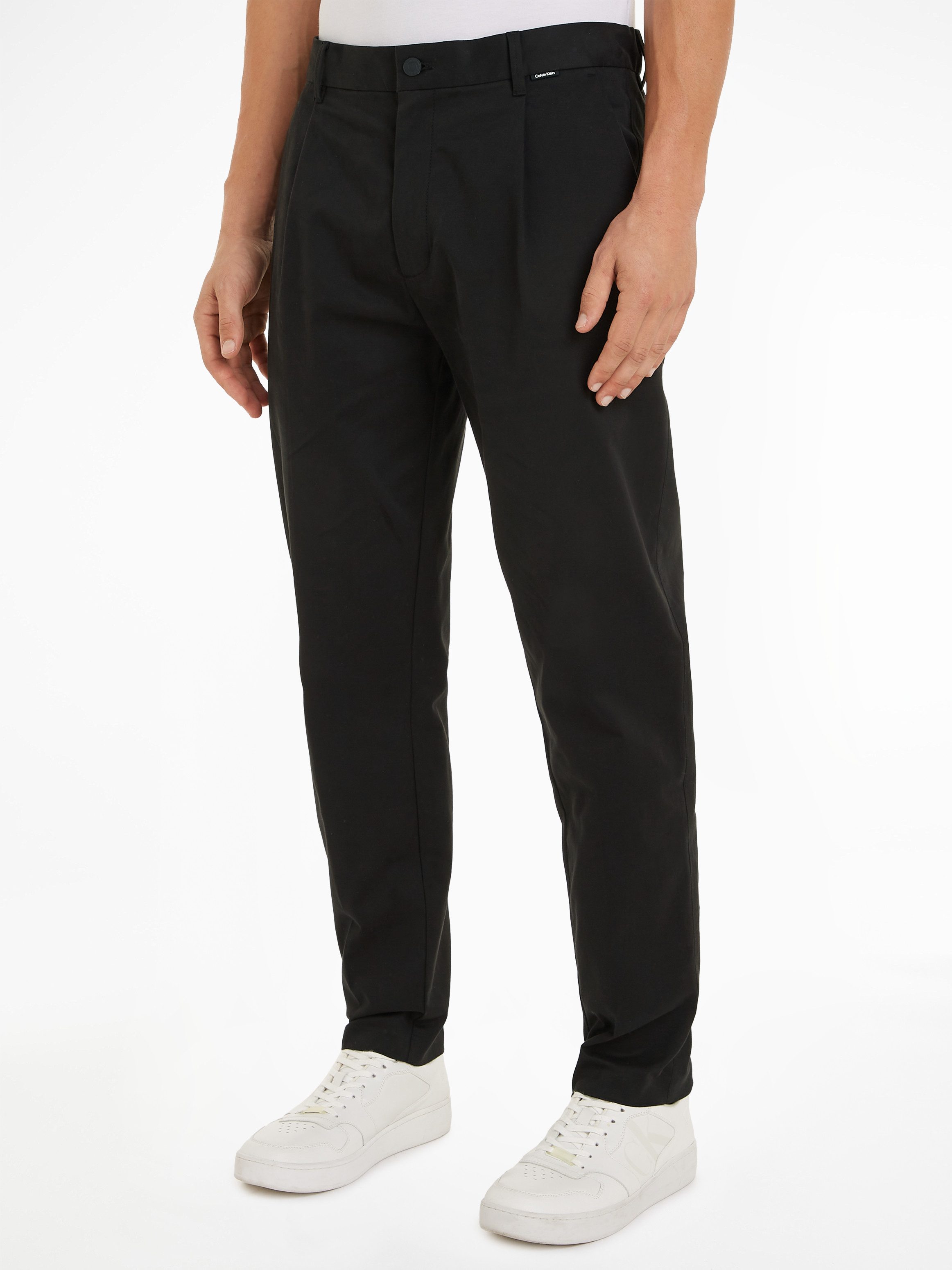 Calvin Klein Bügelfaltenhose MODERN TWILL TAPERED günstig online kaufen