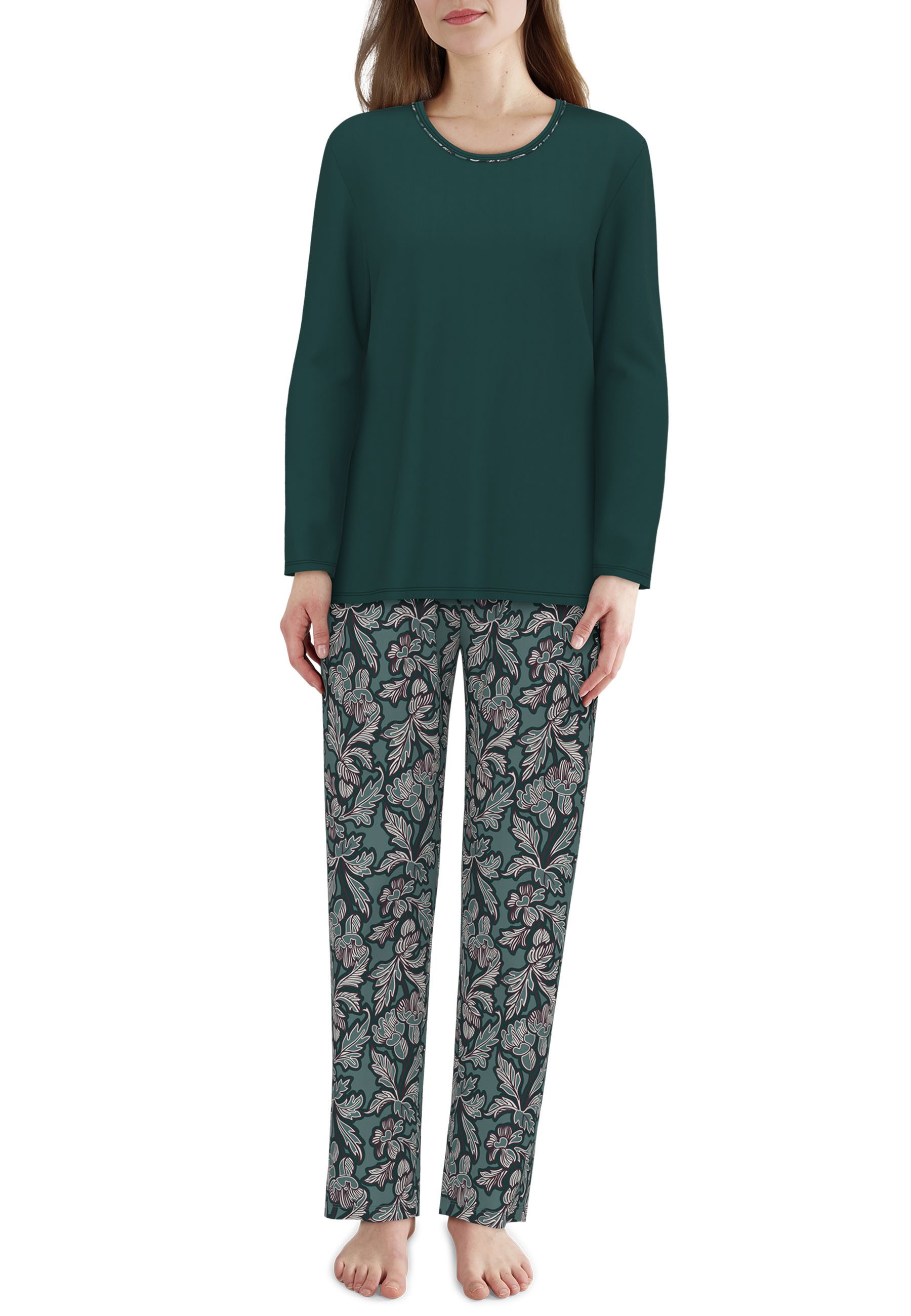 GÖTZBURG Pyjama GÖTZBURG Damen Pyjama grün günstig online kaufen