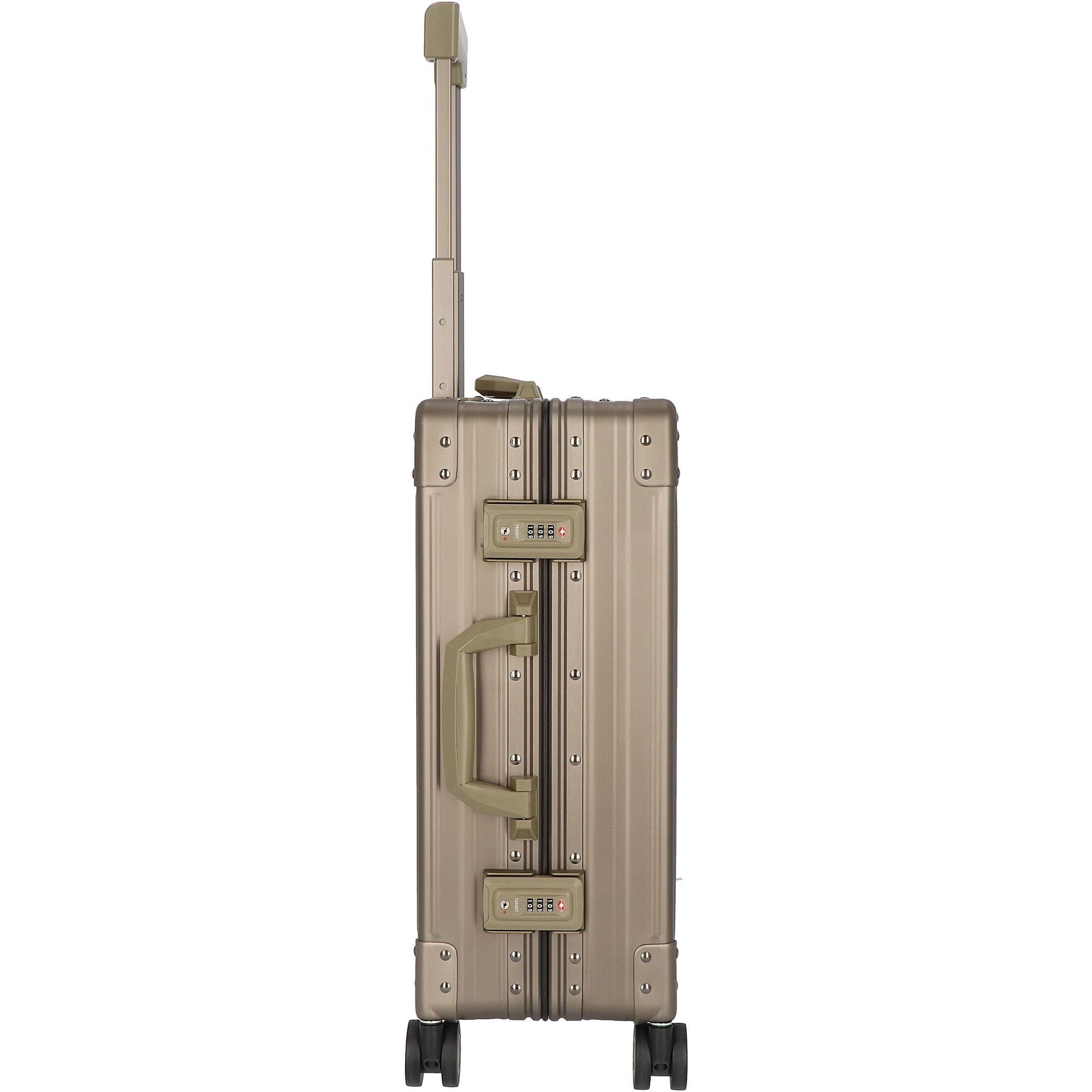 ALEON Handgepäck-Trolley Traveler, 4 Rollen, Aluminium