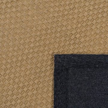 Teppich Wohnzimmer Jute Kariert Handgefertigt Teppich, Paco Home, Läufer, Höhe: 4 mm