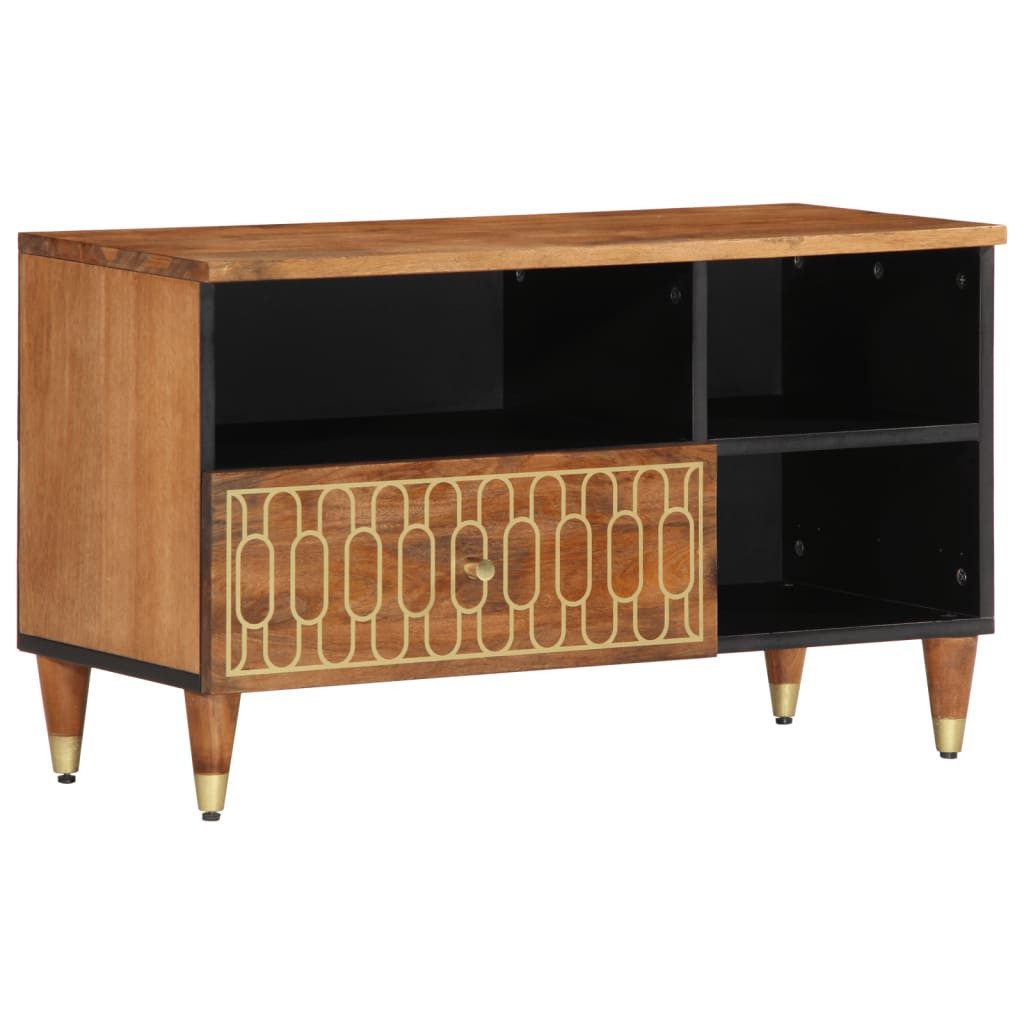 vidaXL TV-Schrank TV-Schrank 80x33x46 cm Massivholz (1-St)