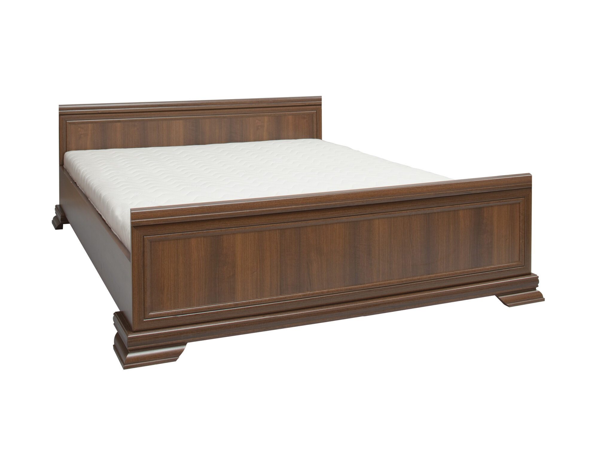 Xlmoebel Bett Classic Comfort Walnut Bed Frame 172x212 cm Premium Design Sofort (Bett)