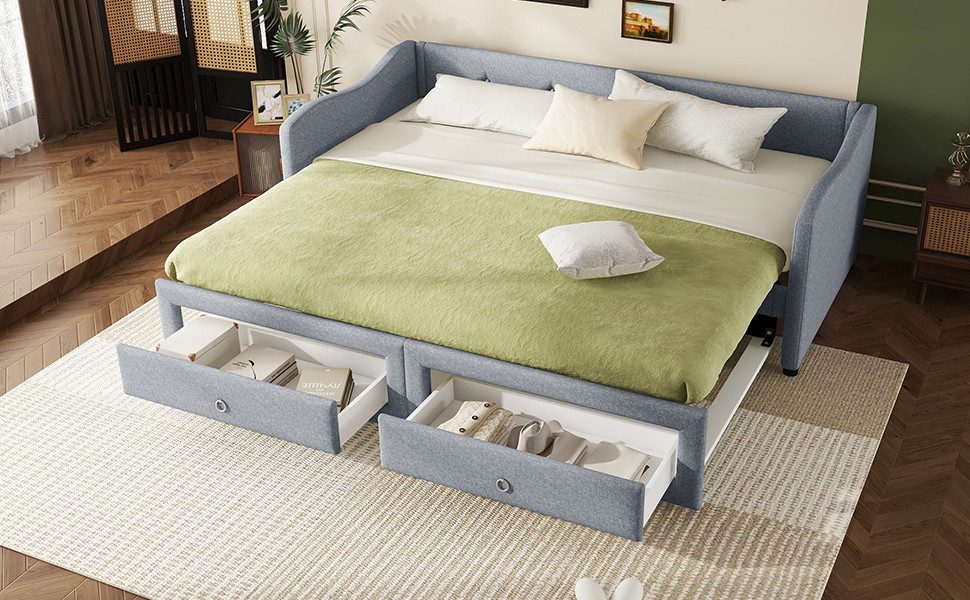 Polsterbett Ausziehbett Daybett Tagesbett