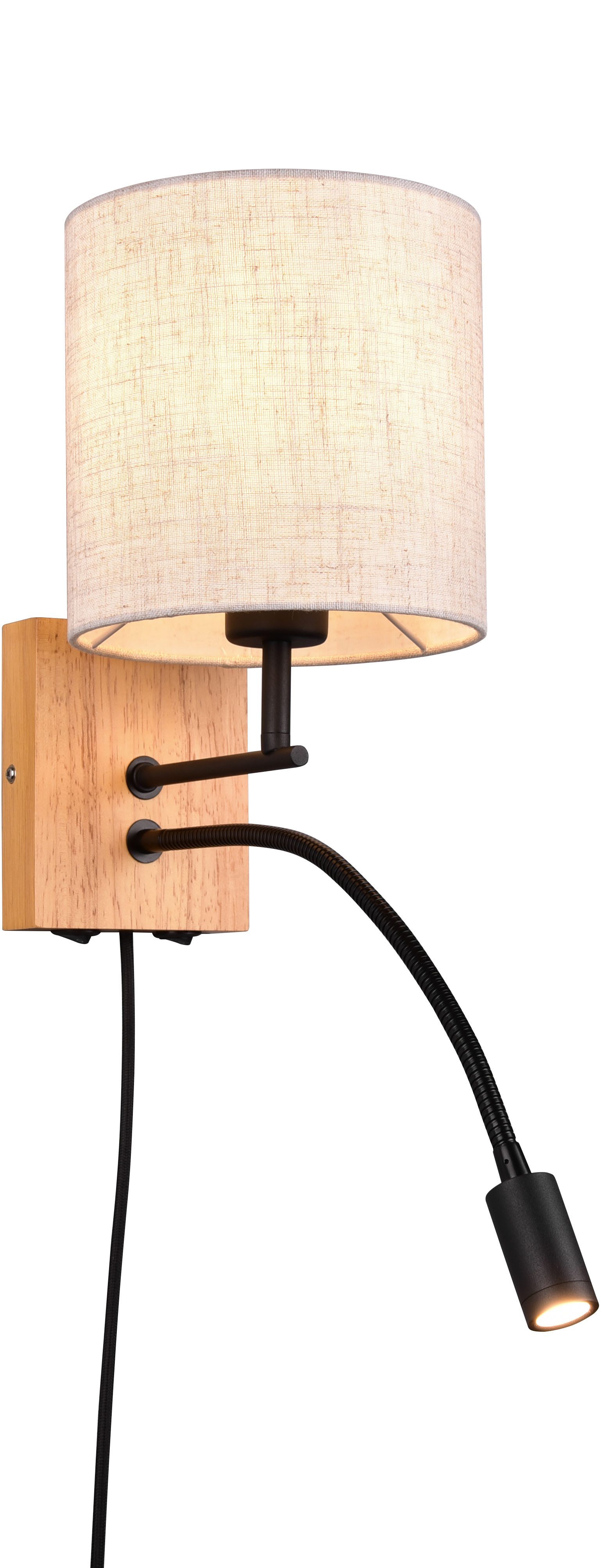 TRIO Leuchten LED Wandleuchte NILAM, Wandlampe exkl 1xE27 max 28W mit LED L günstig online kaufen