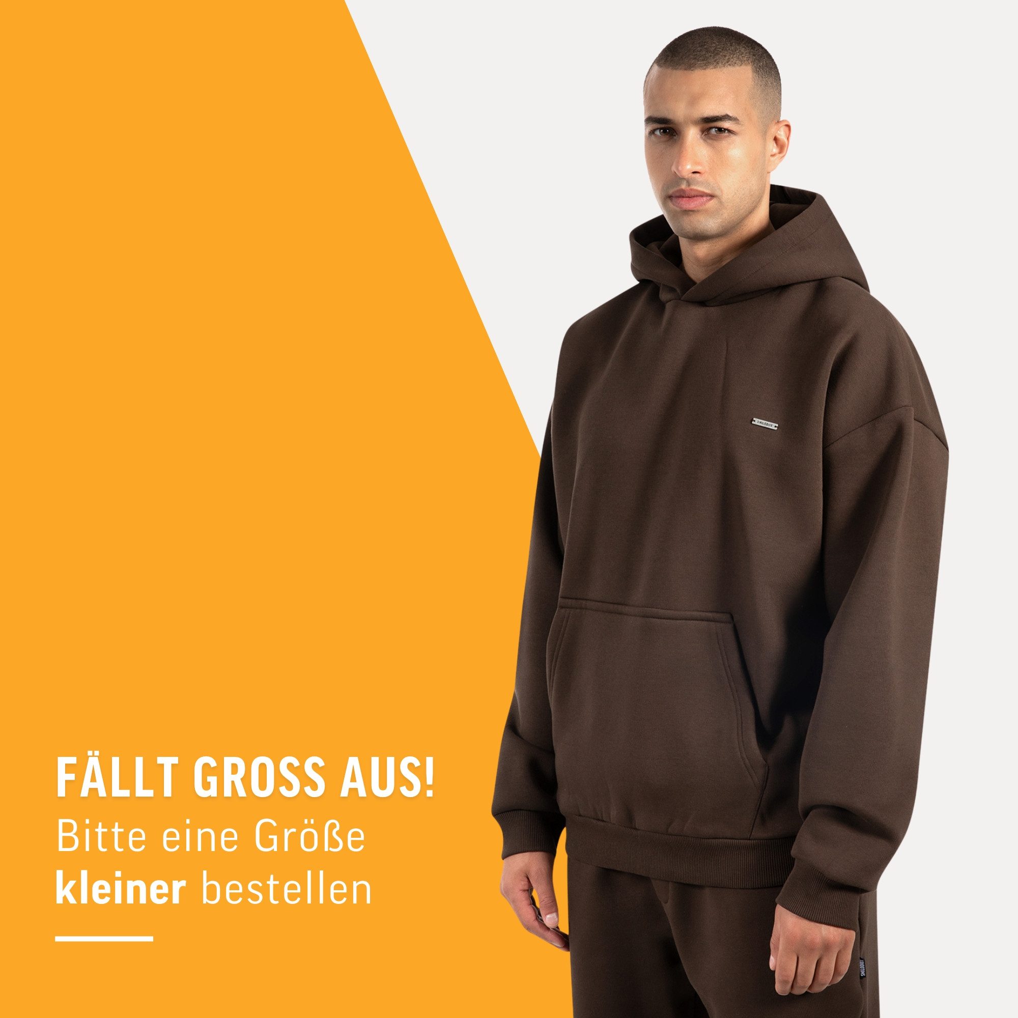 Smilodox Hoodie Dawson, Hochwertiger Kapuzenpullover im Oversize Fit, Sweat günstig online kaufen