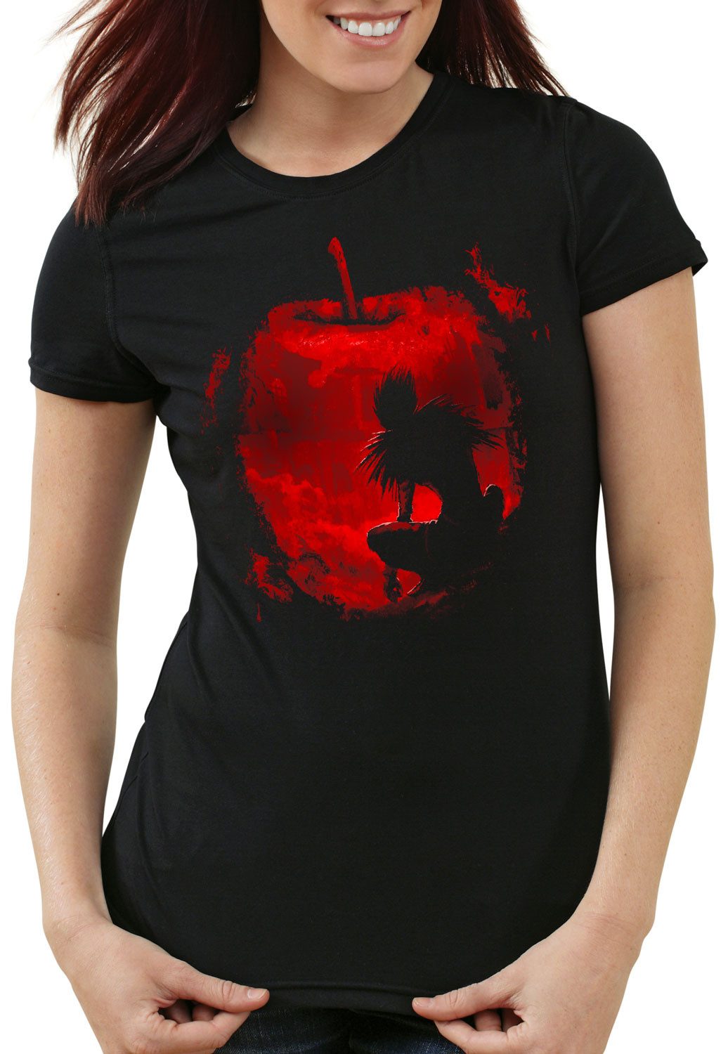 style3 T-Shirt Shinigami Apfel death manga günstig online kaufen