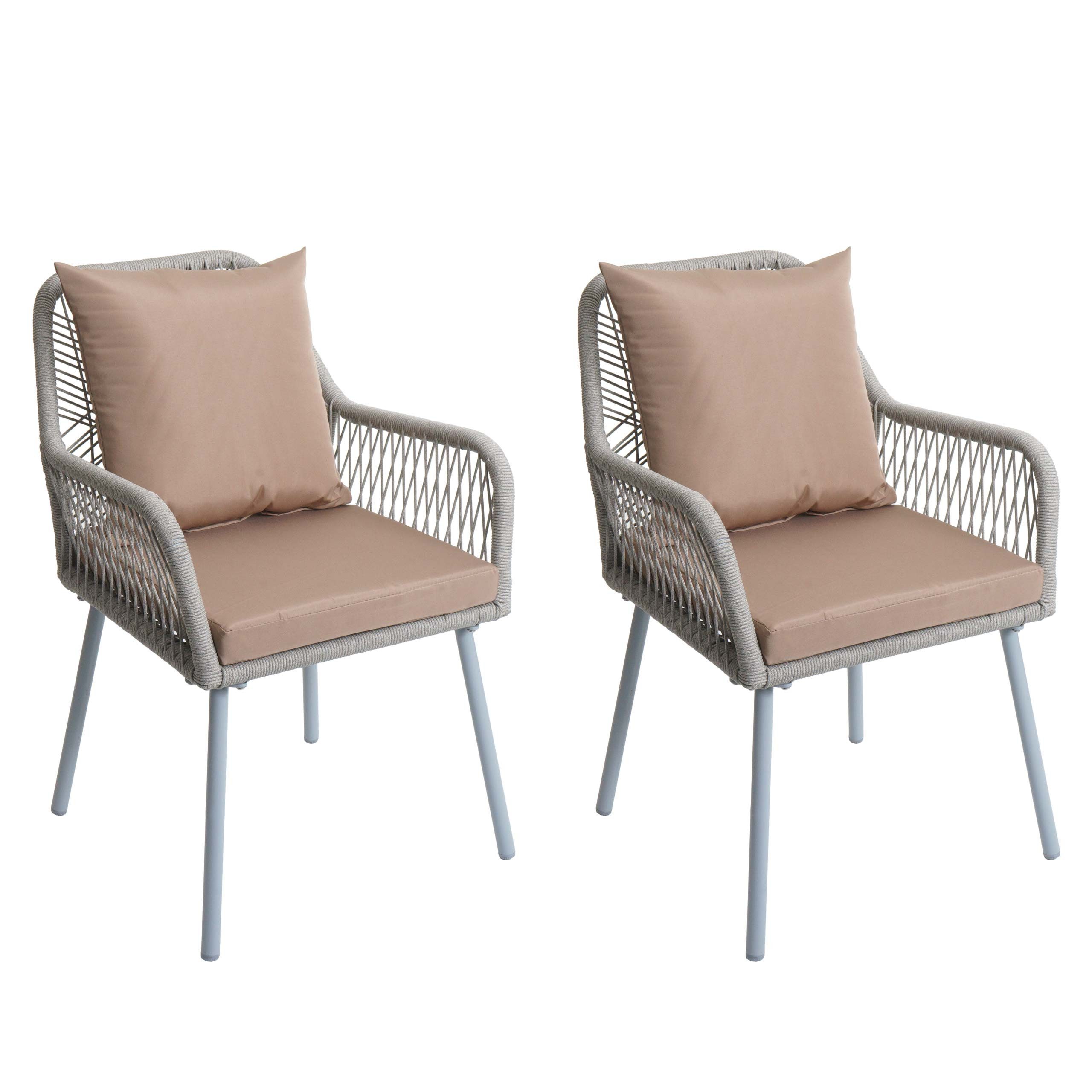 MCW Gartenstuhl MCW-O12-R (2 St), Mit günstig online kaufen