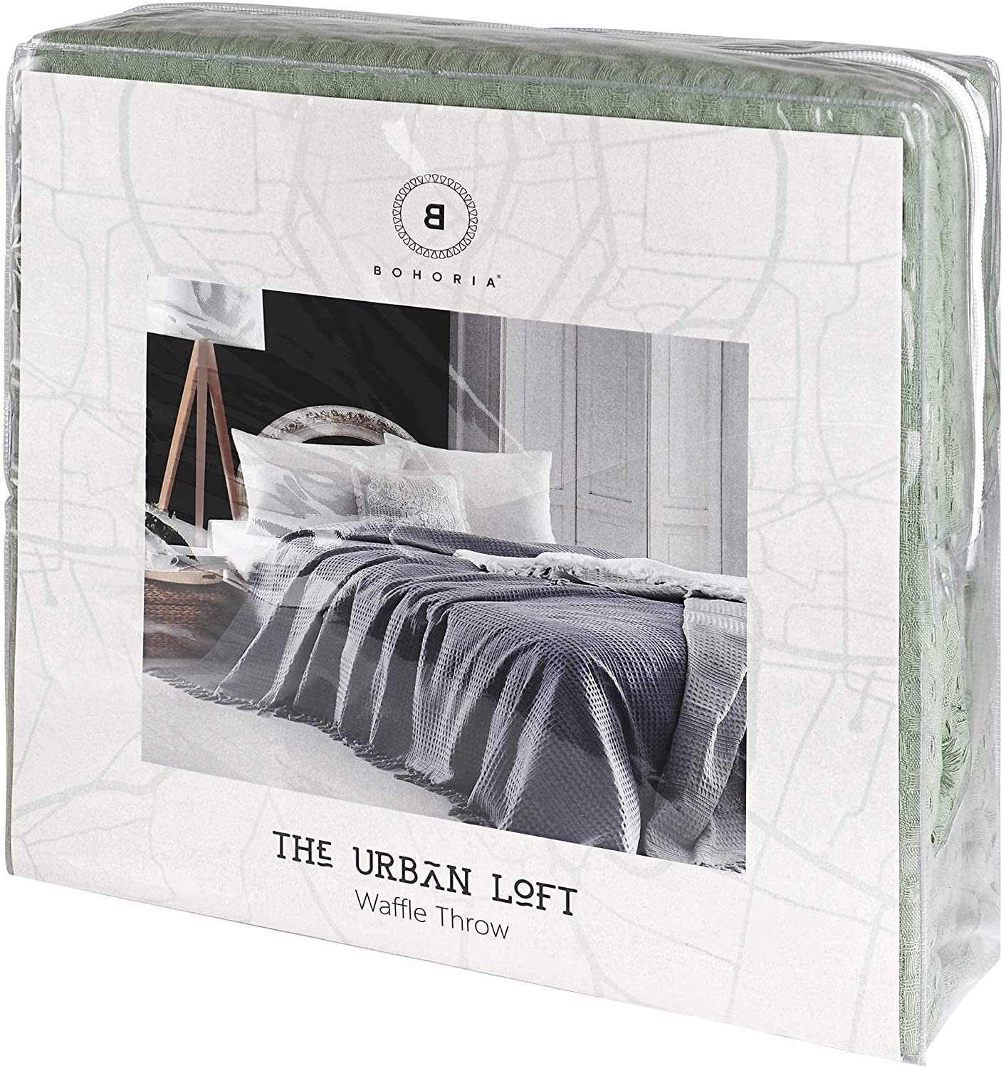 BOHORIA Tagesdecke BOHORIA® Tagesdecke in Waffeloptik "Urban Loft" extra groß 220 x 240cm, Kann für Bett, Sofa, Stuhl, Outdoor und Indoor genutzt werden.. Reduzierter Preis € 42,90. Unverbindliche Preisempfehlung € 69,90, (€ 42,90 pro 1 Stk)