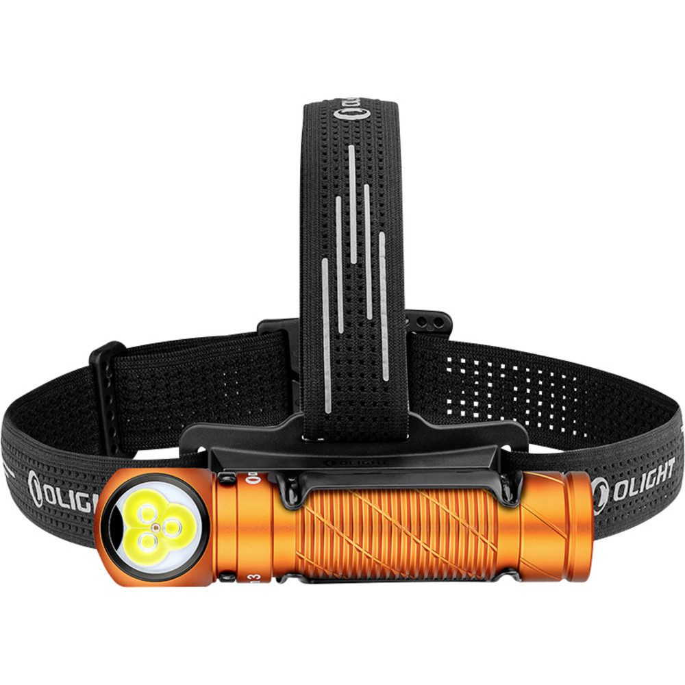 OLIGHT LED Stirnlampe OLight Perun 3 (Orange) LED Taschenlampe, Stirnlampe 3000 lm
