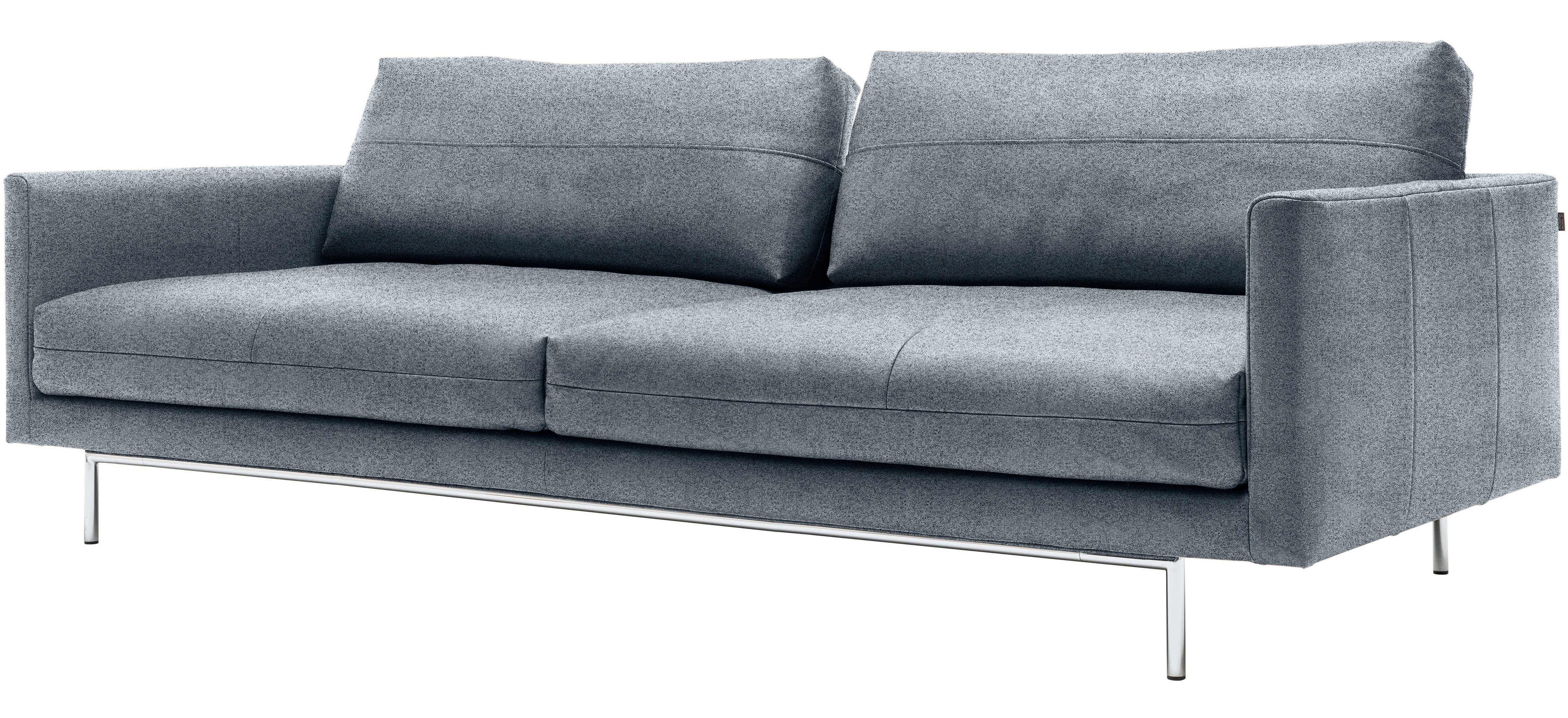 steingrau 4-Sitzer saphierblau sofa | / saphierblau-grau hülsta
