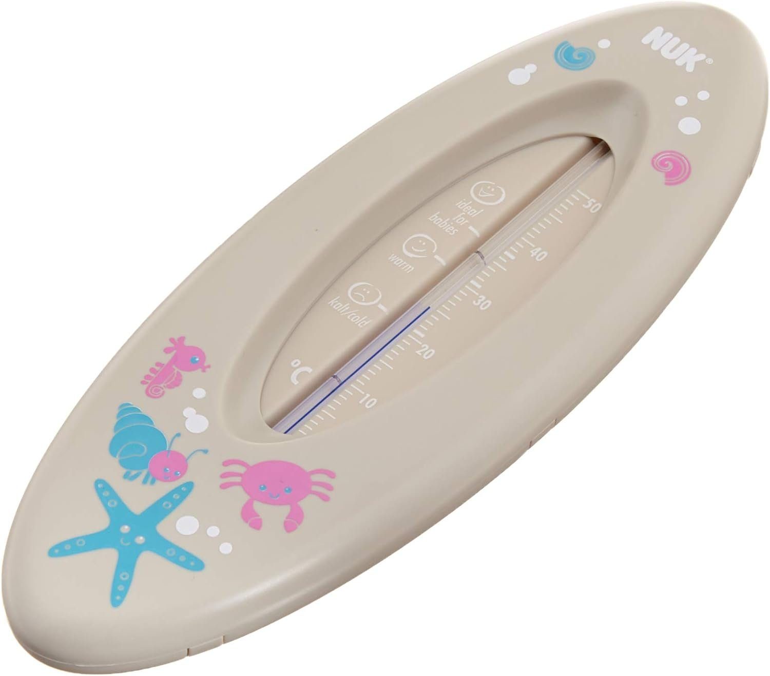 HpLive Digital Badethermometer - LED Anzeige 0-99°C - Wasserdicht Mit Farbcodierung - Für Babybad