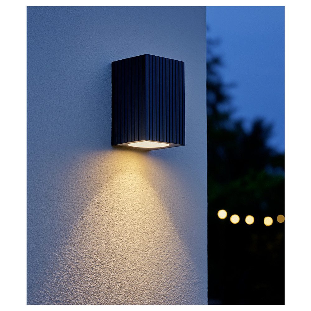 Brilliant Außen-Wandleuchte Brilliant Außenwandleuchte 40915/06 LED-Außenwandleuchte LED GU10 10