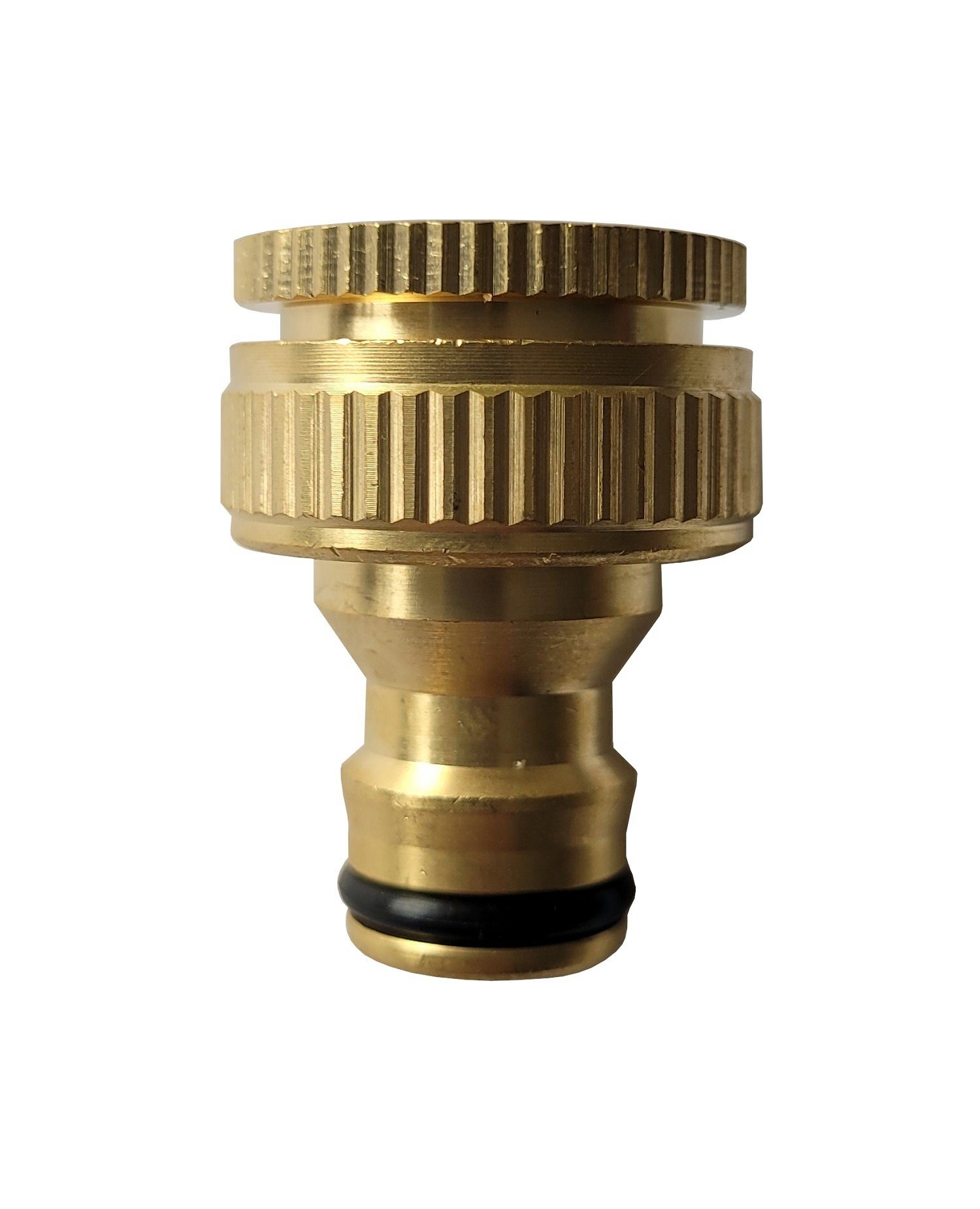 Provance Schlauchverbinder Wasserhahnanschluss 1/2 Zoll Anschluss mit 3/4 Zoll Messing