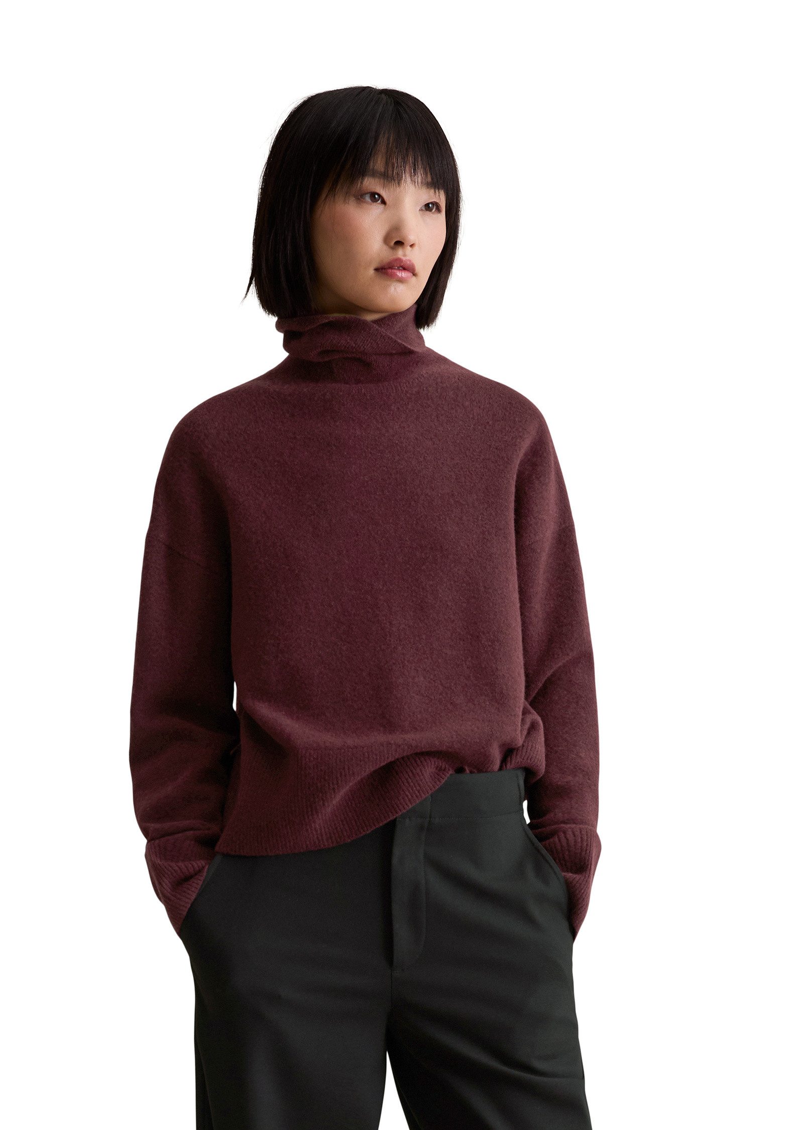 Marc O'Polo DENIM Strickpullover aus Soft Wool Stretch günstig online kaufen