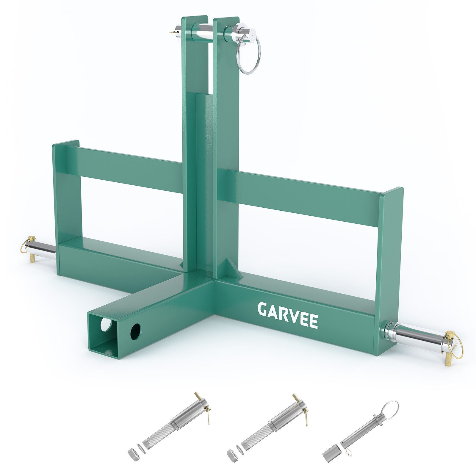 GarveeMore Microbagger 3-Punkt Heckadapter mit 5 cm Aufnahme