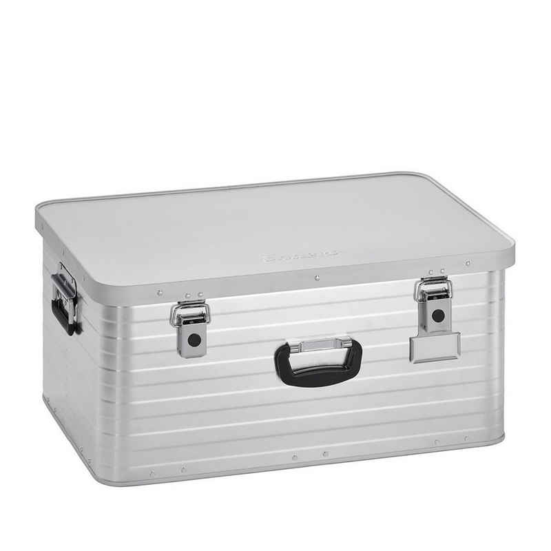 Enders® Aufbewahrungsbox Alubox 80 L, hochwertig verarbeitet mit Moosgummidichtung, Alukiste Transportbox Lagerbox Alukoffer Metallkiste Alubox