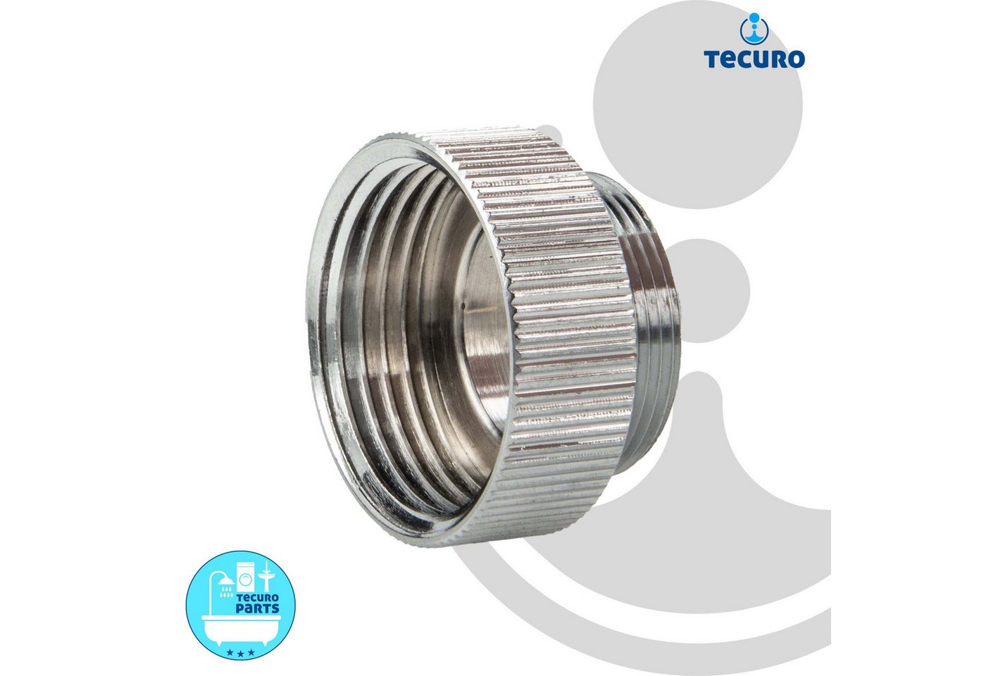 Thumbnail - tecuro Anschlussstück Aufnahme Adapter Übergangsstück für Ausläufe an Armaturen