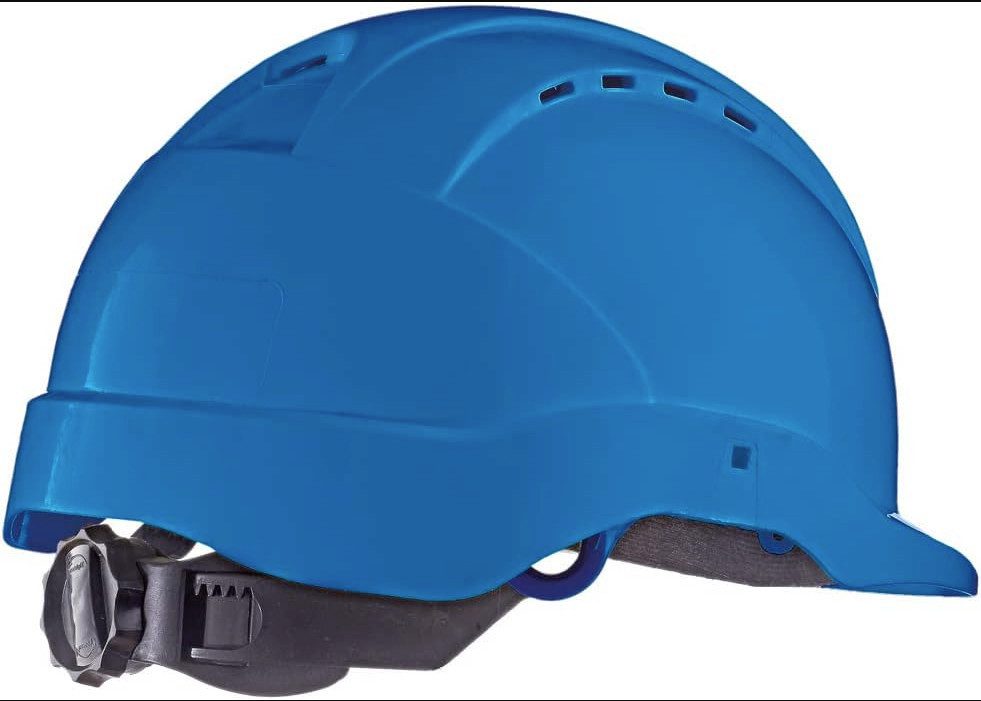 TECTOR Schutzhelm Tector Industrie Schutzhelm, EN 397, 6-PUNKT MIT DREHVERSCHLUSS (1 Helm), mit Drehverschluss