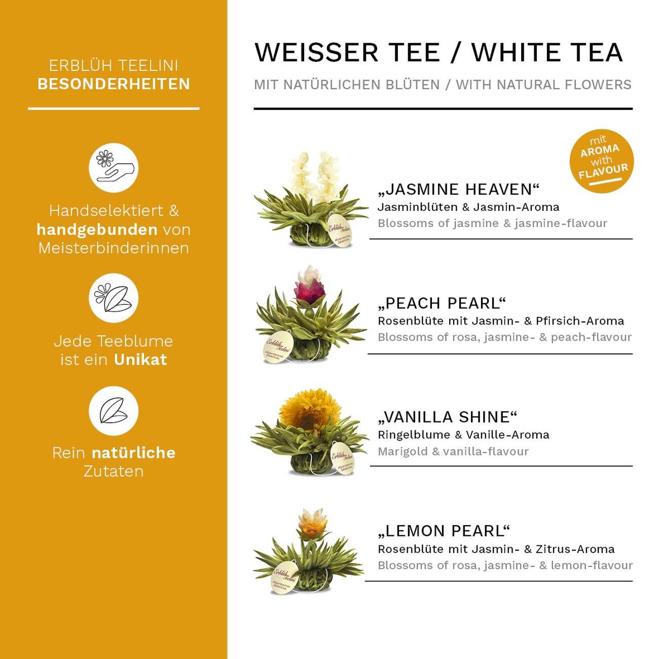 Creano Teeglas Jumbo-Tasse 450ml mit Sieb plus 2x Teelini, Glas, 1x Glas und 2x Teelini
