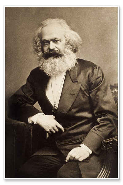 Posterlounge Wandbild, Karl Marx II