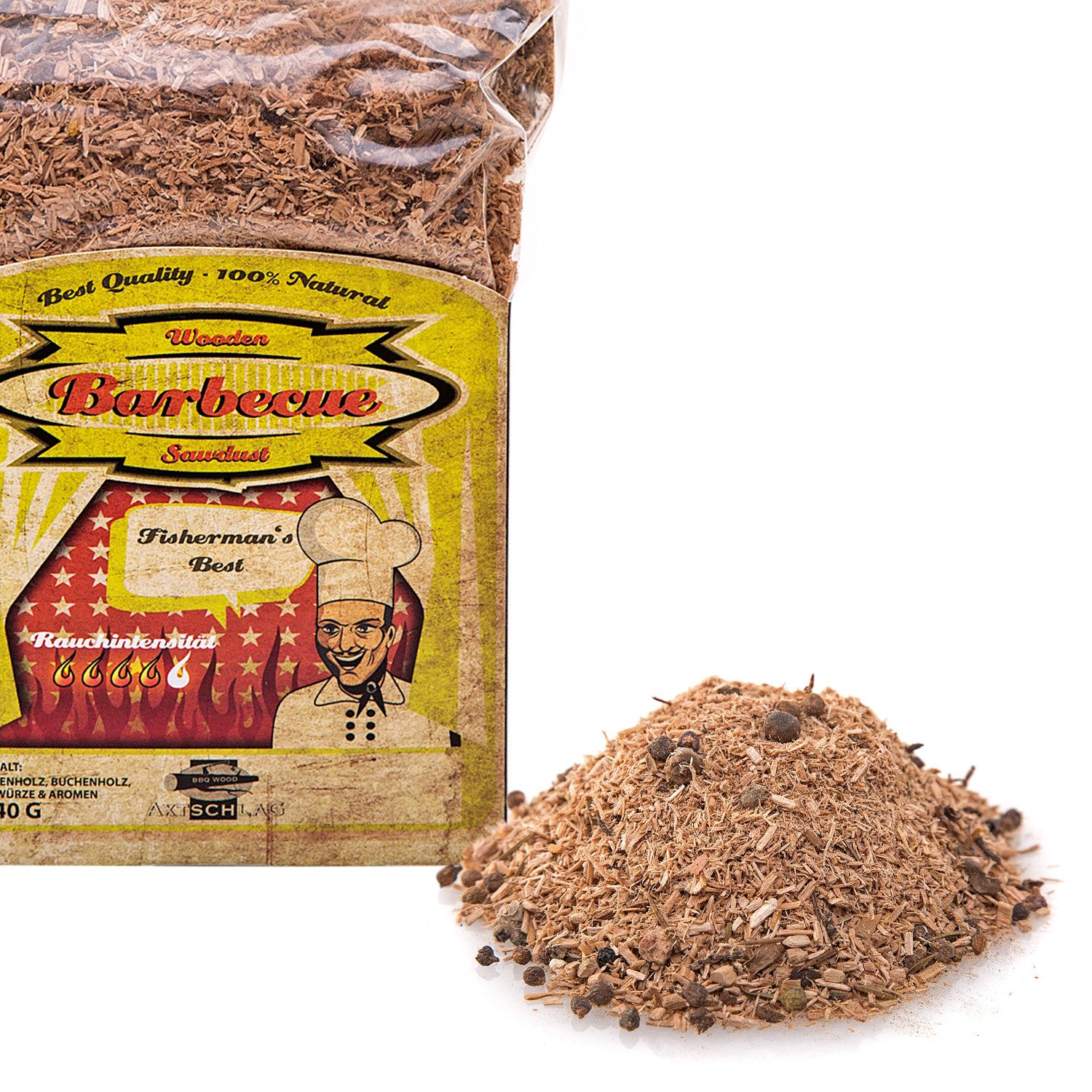 Axtschlag Räucherbox Axtschlag Sawdust Fisherman´s Best 240 g