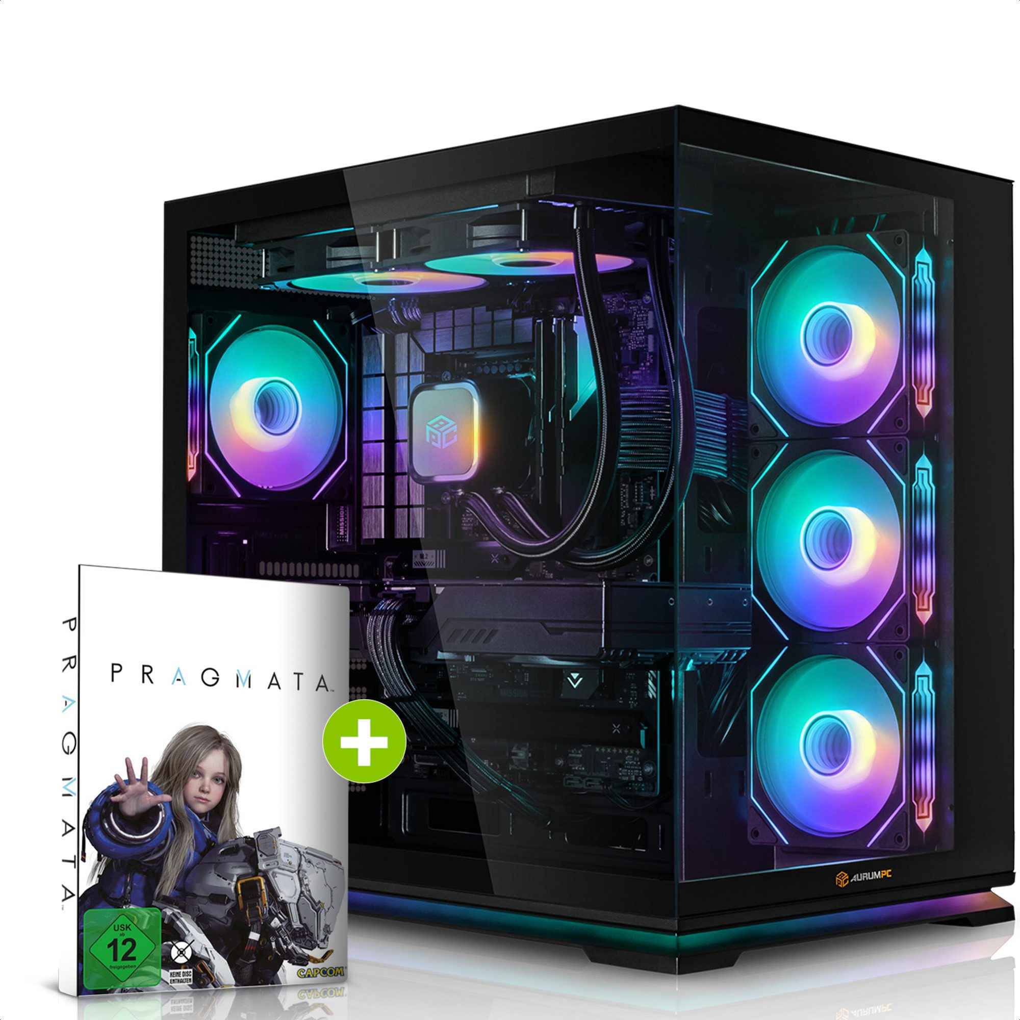 AurumPC R9 5950X mit RTX5090 32GB und 64GB DDR4 RAM Gaming-PC (AMD Ryzen 9 5950X, GeForce RTX 5090, 64 GB RAM, 2000 GB SSD, Wasserkühlung, Windows 11, WLAN)