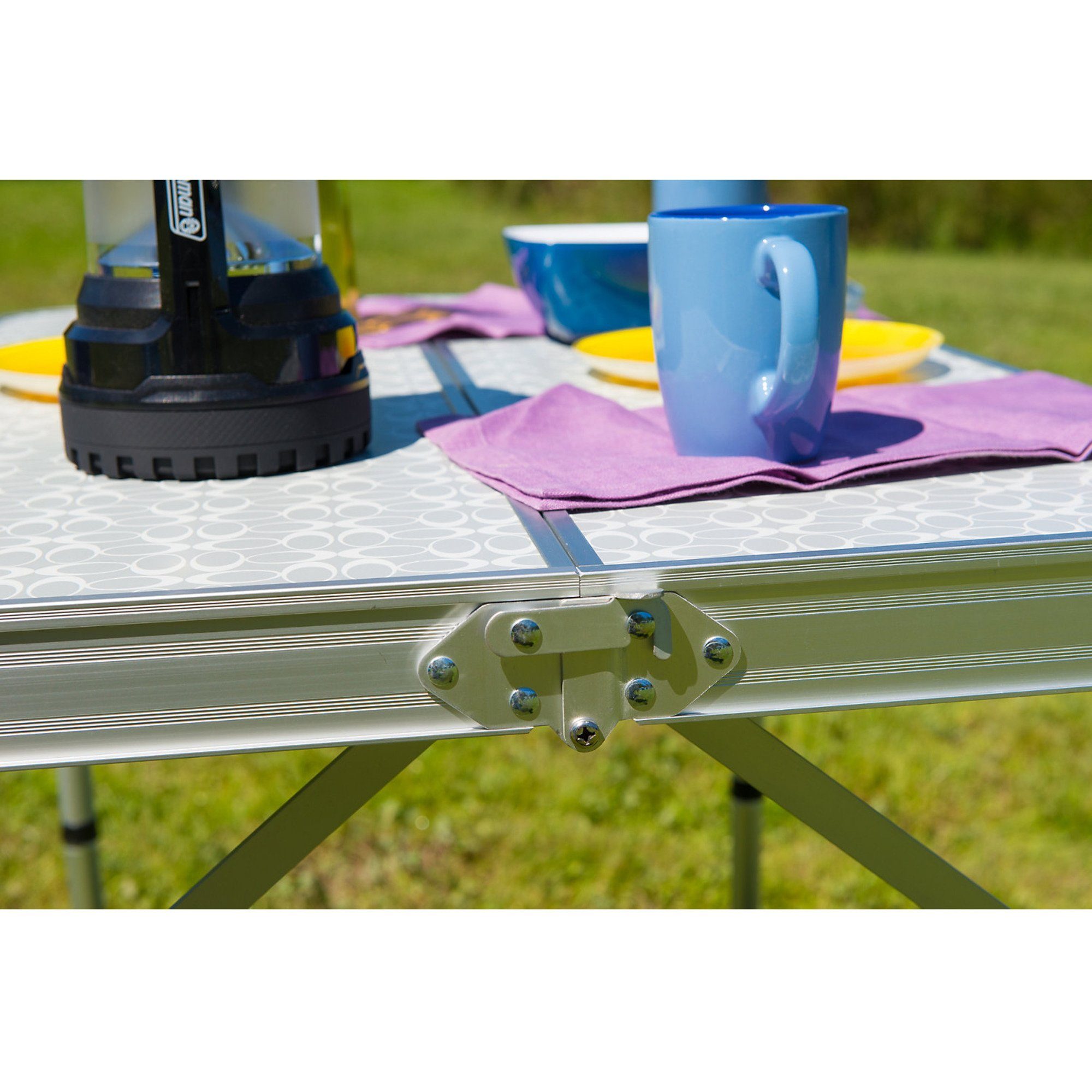 4, for COLEMAN Pack-Away Campingliege Set Coleman Table Camping-Tisch