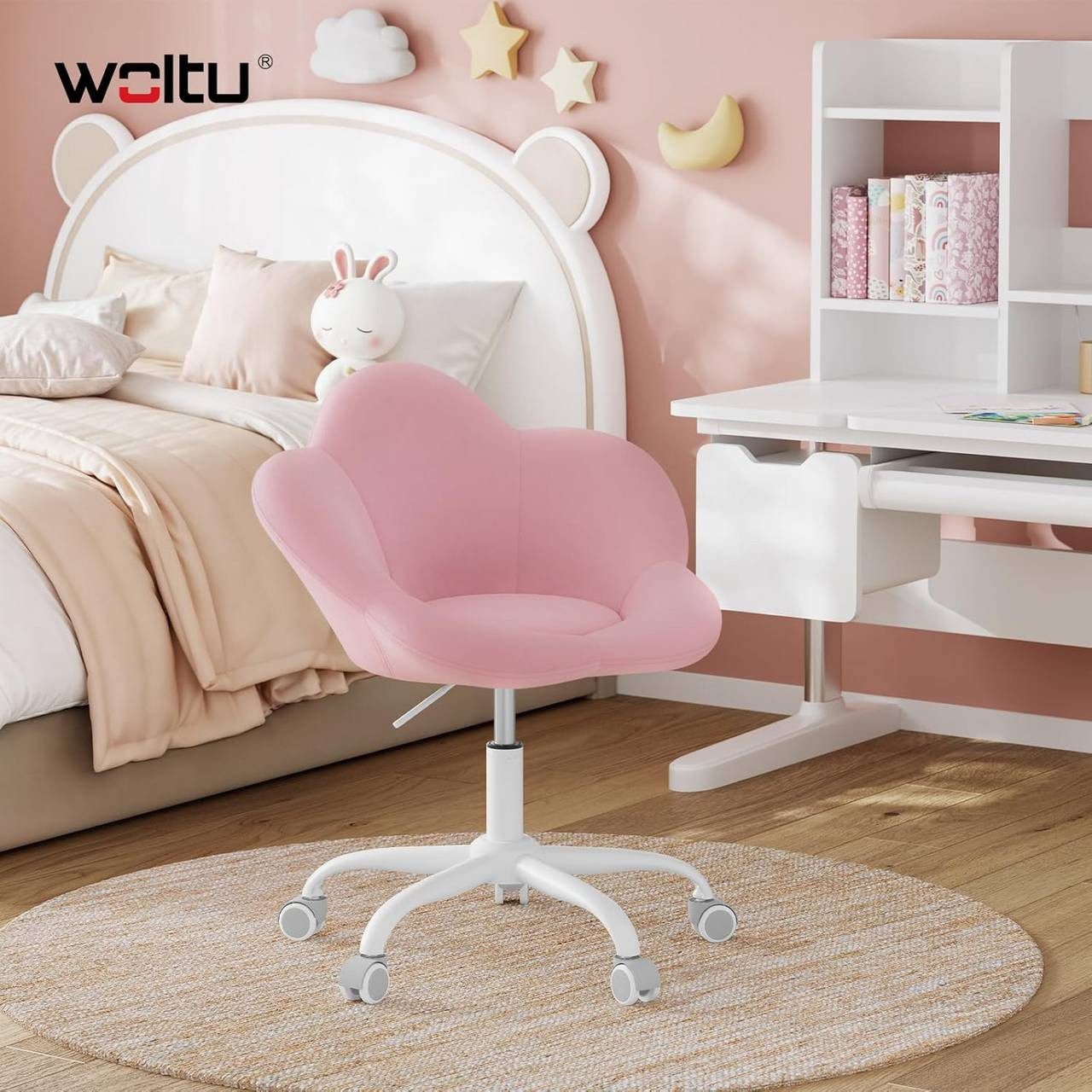 Woltu Schreibtischstuhl (1 St), ergonomisch, höhenverstellbar, günstig online kaufen