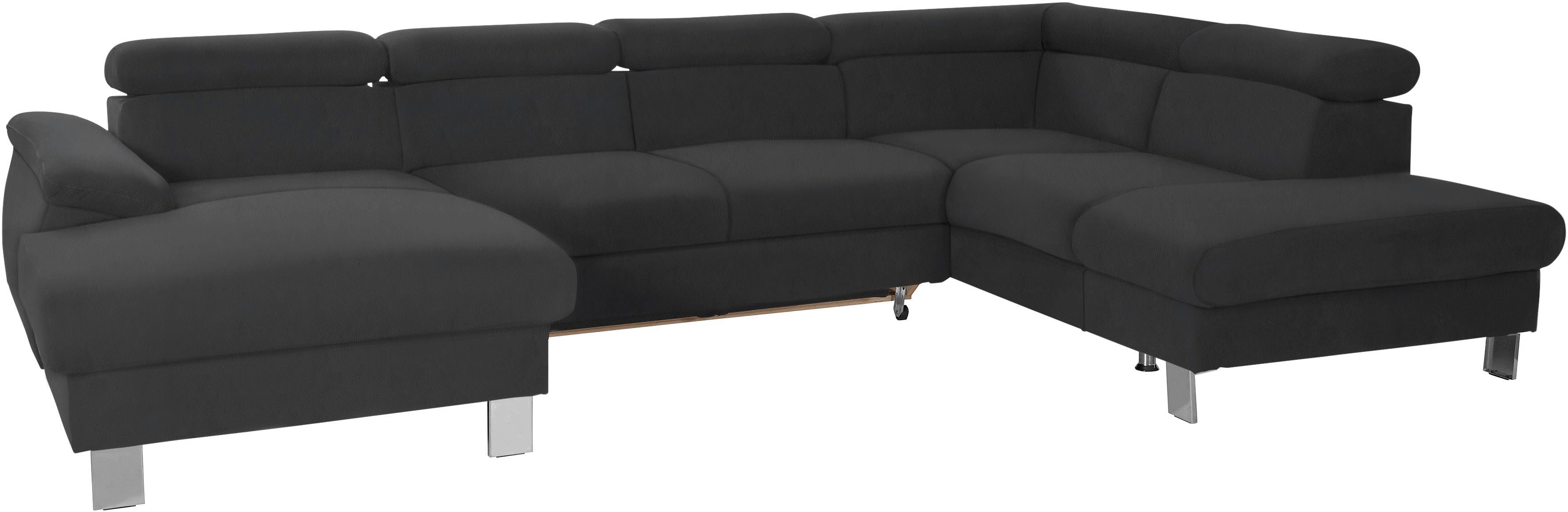 COTTA Wohnlandschaft "Komaris U-Form, B: 320 cm" mit Kopfteilverstellung, o günstig online kaufen