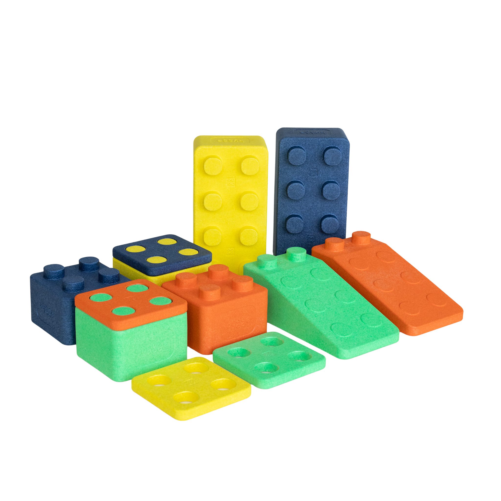 bygge Starterset "FARVESPIL" (12 Teile) Конструктора, (Starterset, Starterset), Made in Germany, teilweise aus recyceltem Material, 100% recyclebar